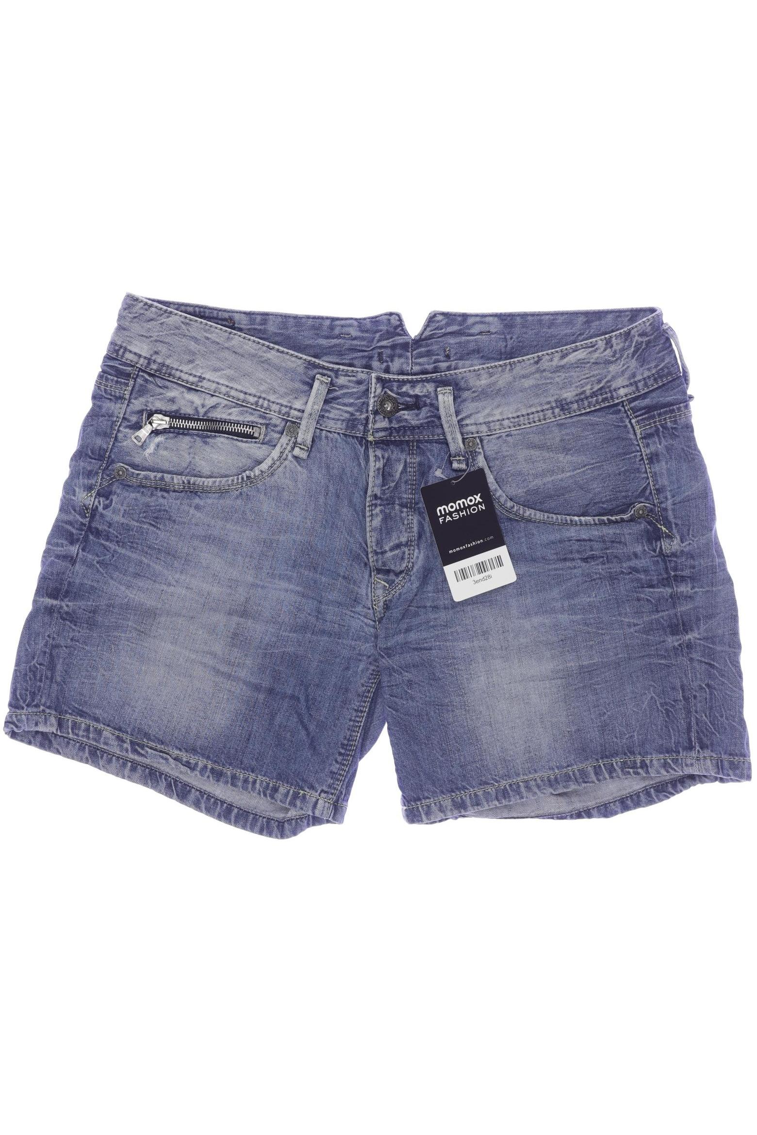 

Pepe Jeans Damen Shorts, blau, Gr. 28