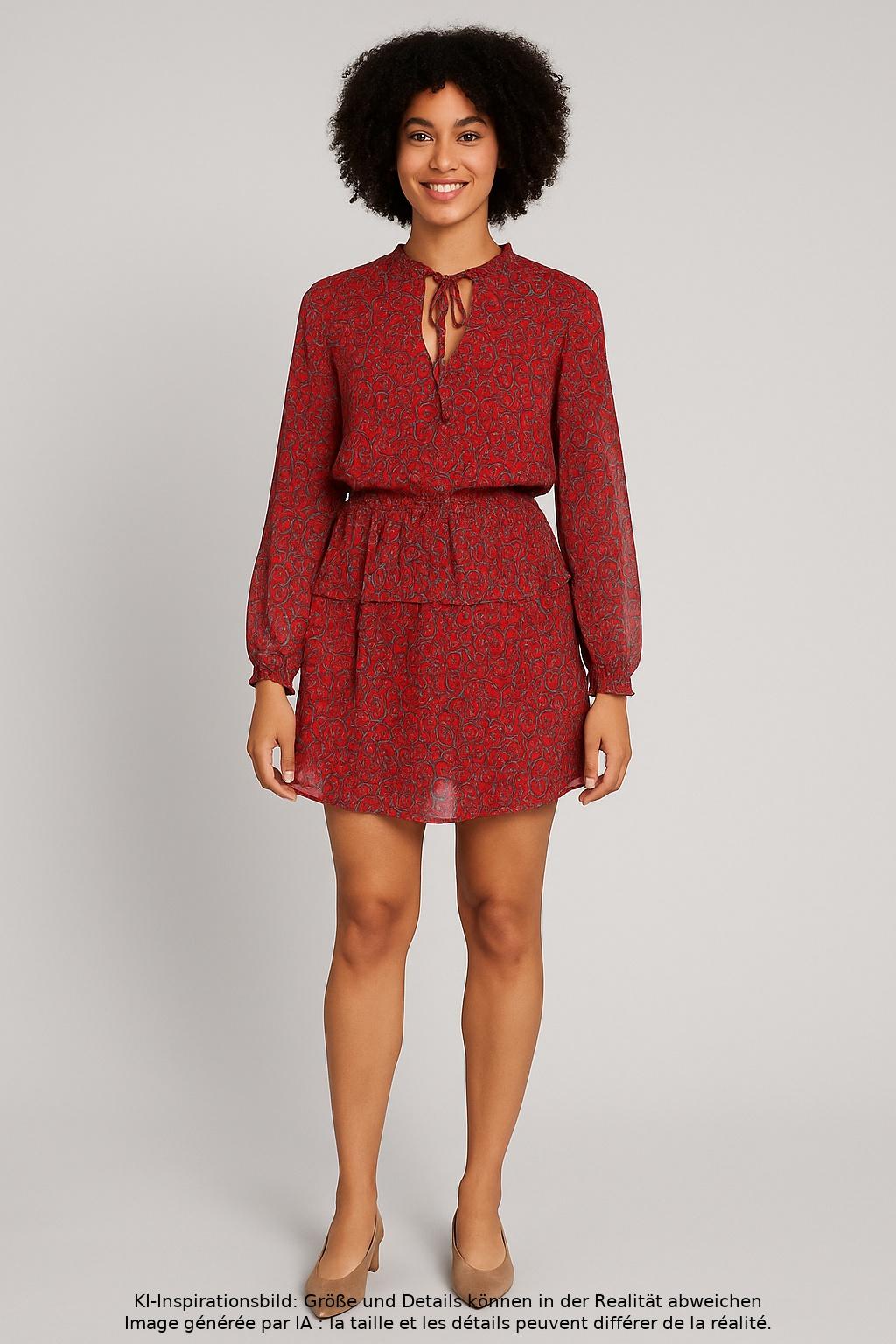 

Pepe Jeans Damen Kleid, rot, Gr. 42