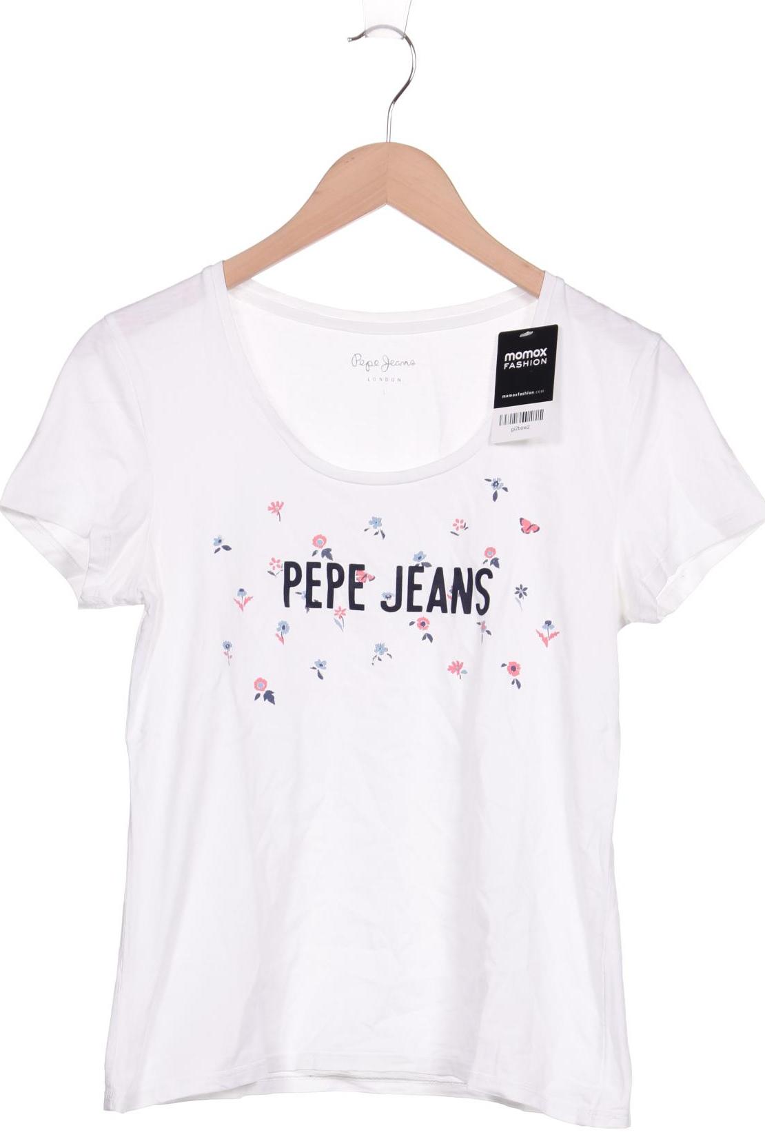 

Pepe Jeans Damen T-Shirt, weiß, Gr. 64