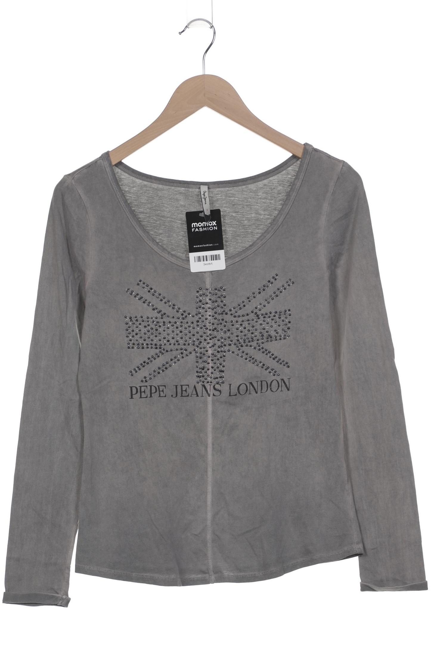 

Pepe Jeans Damen Langarmshirt, grau, Gr. 36
