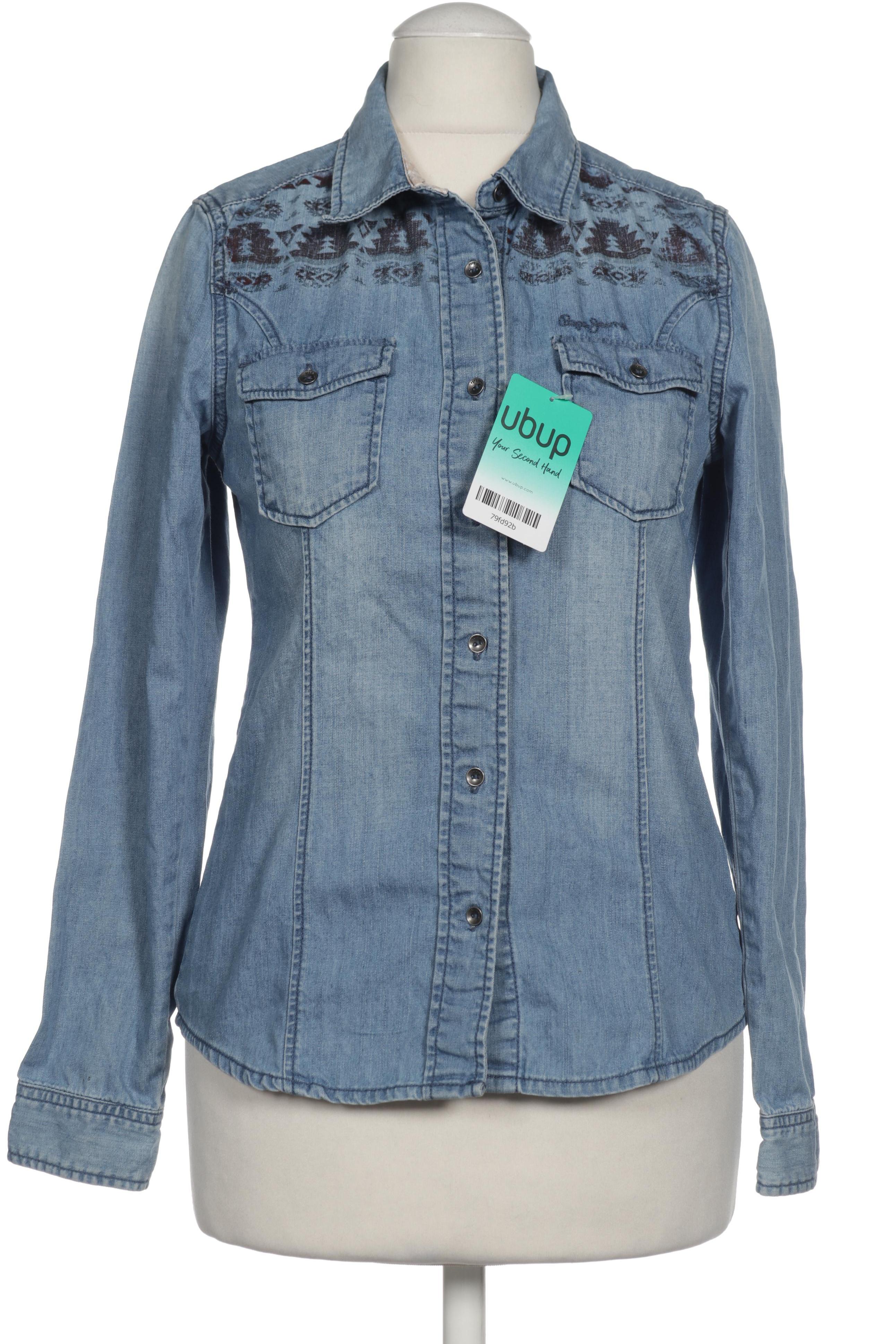 

Pepe Jeans Damen Bluse, blau, Gr. 36