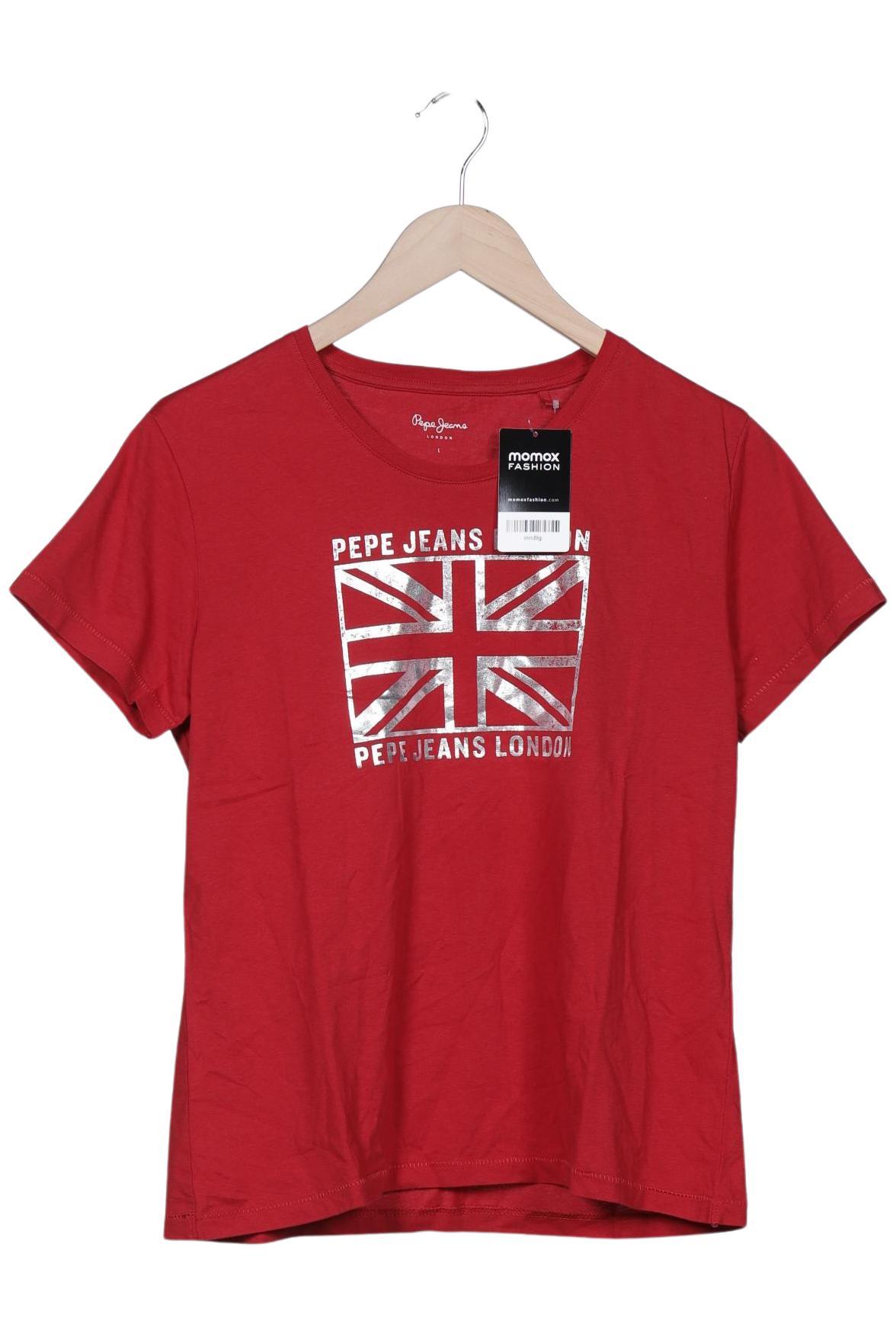 

Pepe Jeans Damen T-Shirt, rot, Gr. 42