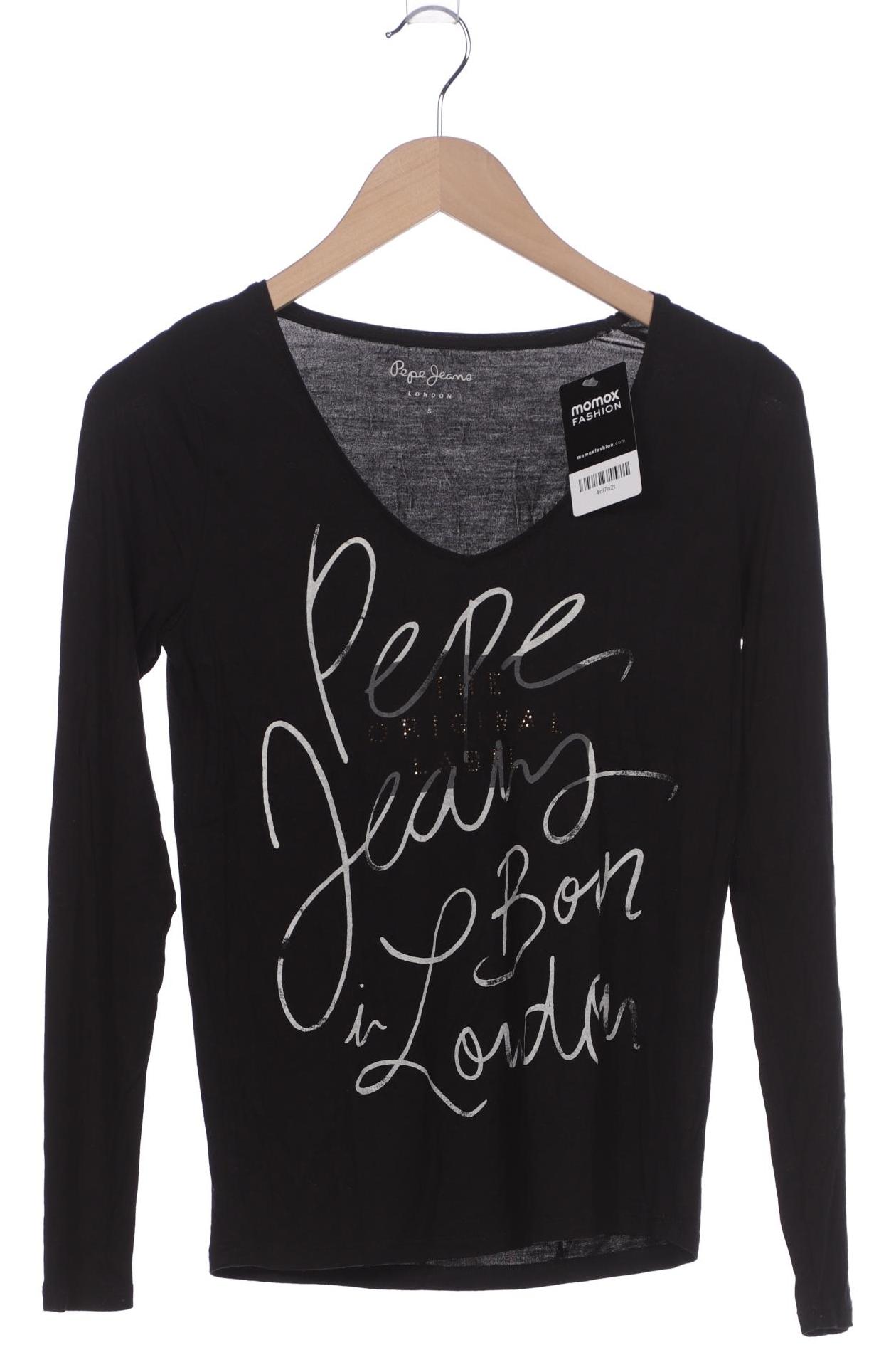 

Pepe Jeans Damen Langarmshirt, schwarz, Gr. 36
