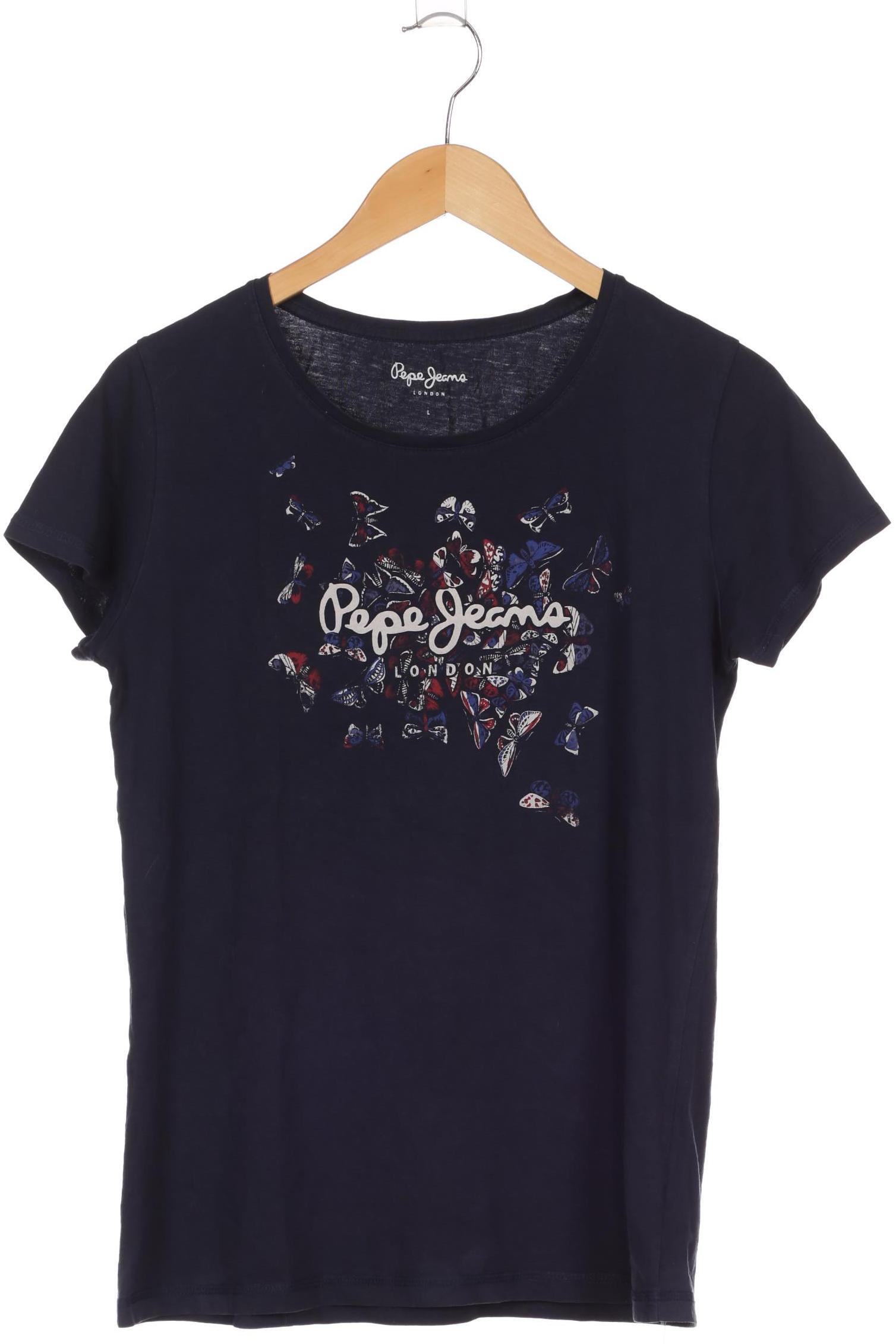

Pepe Jeans Damen T-Shirt, blau, Gr. 42
