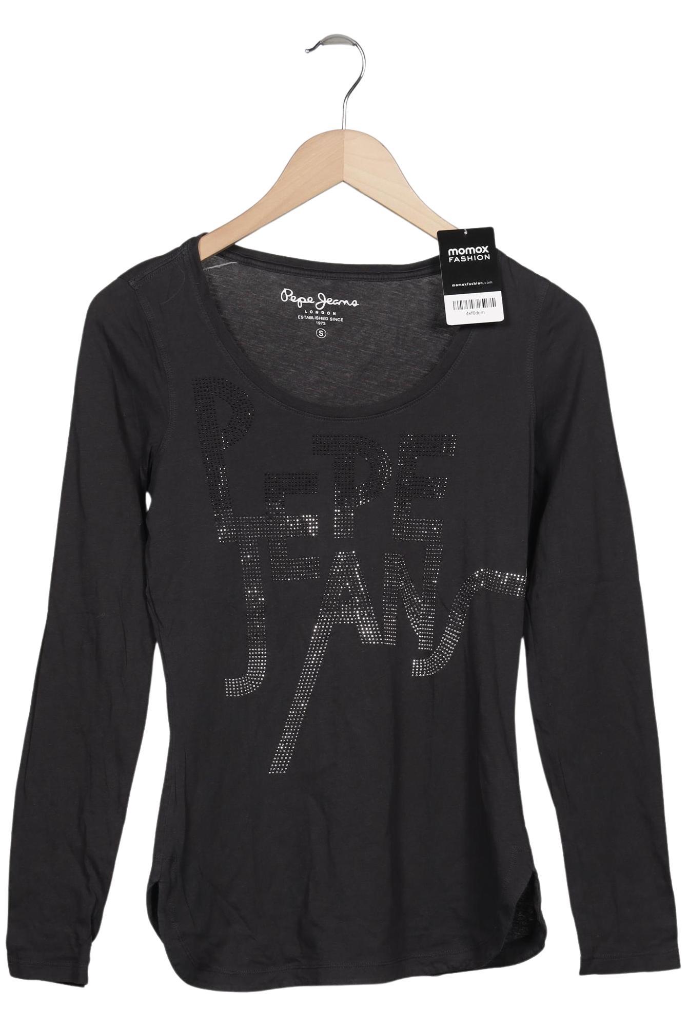

Pepe Jeans Damen Langarmshirt, schwarz, Gr. 36