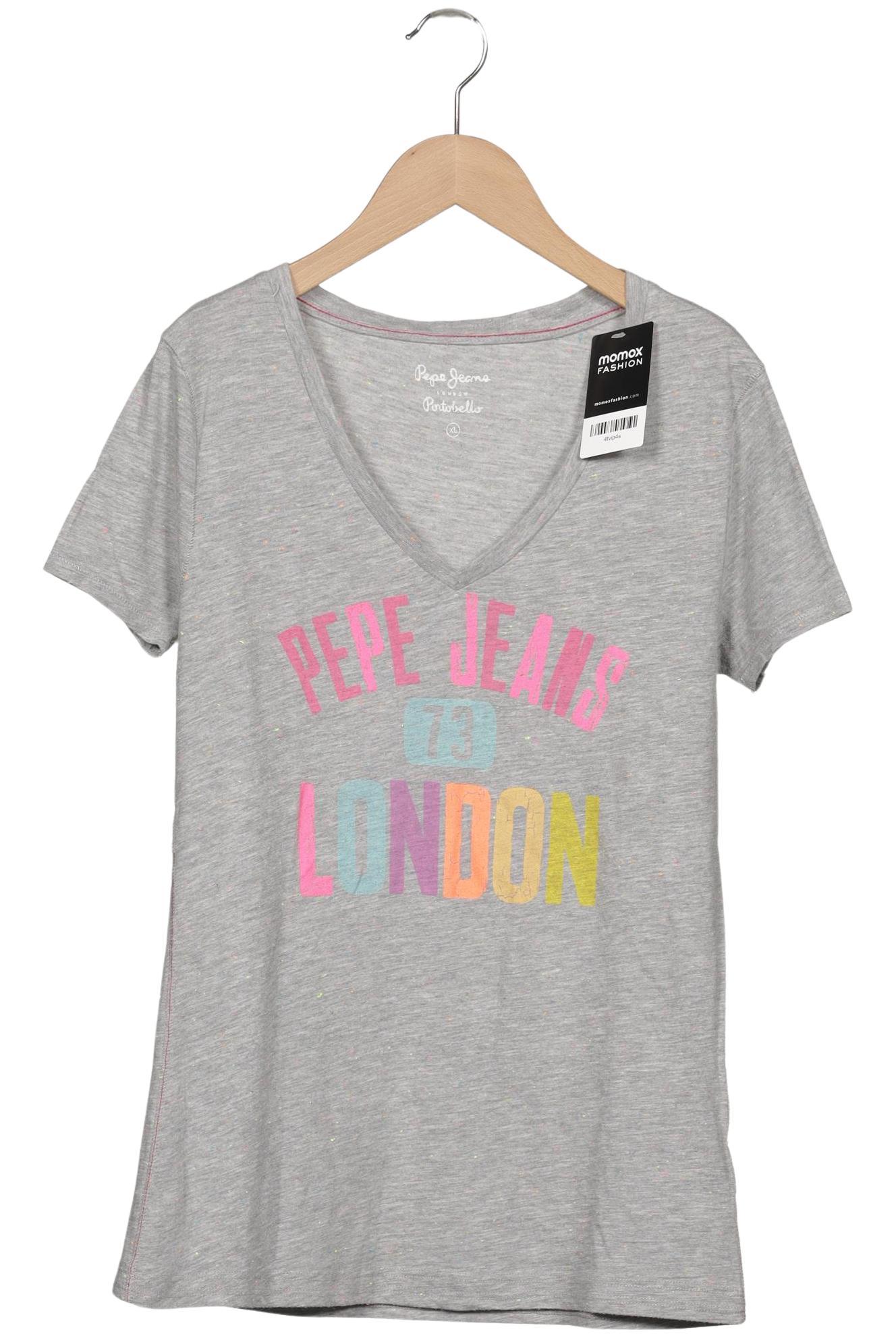 

Pepe Jeans Damen T-Shirt, grau, Gr. 44