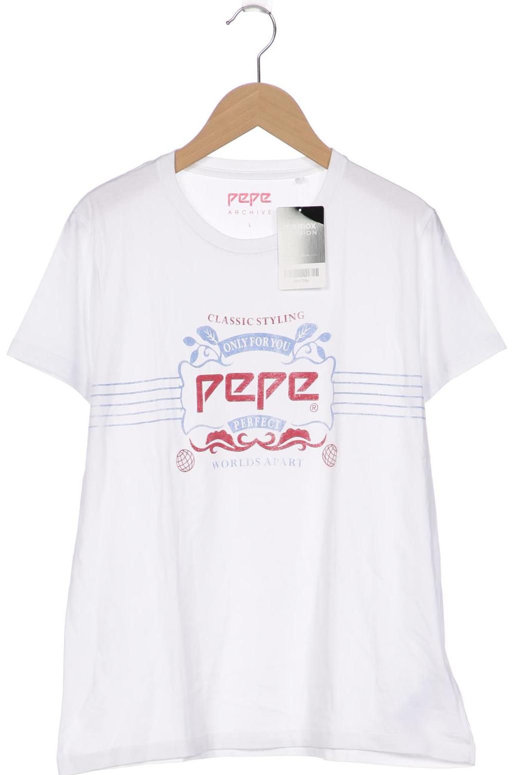 

Pepe Jeans Damen T-Shirt, weiß, Gr. 42