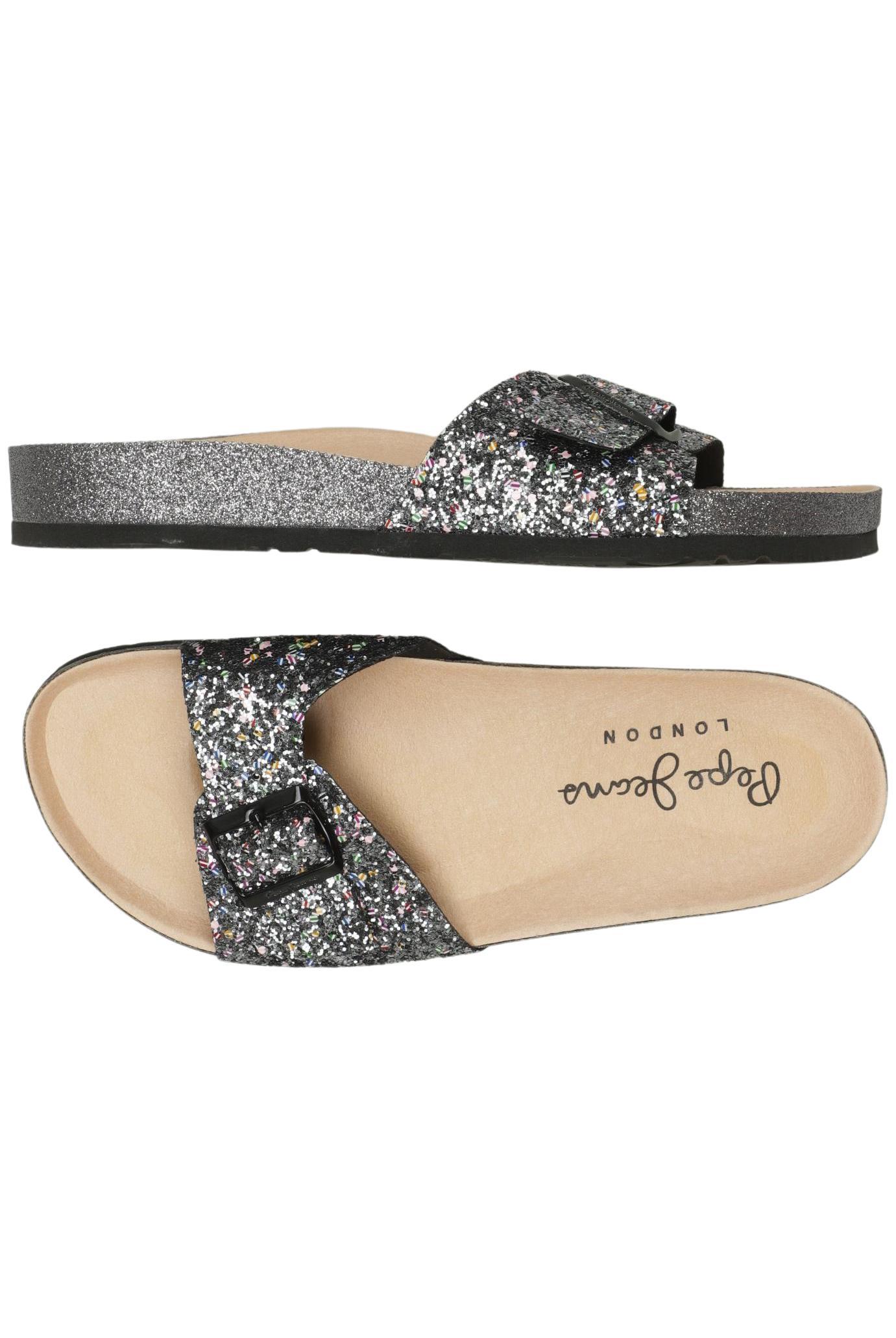 

Pepe Jeans Damen Sandale, silber, Gr. 40