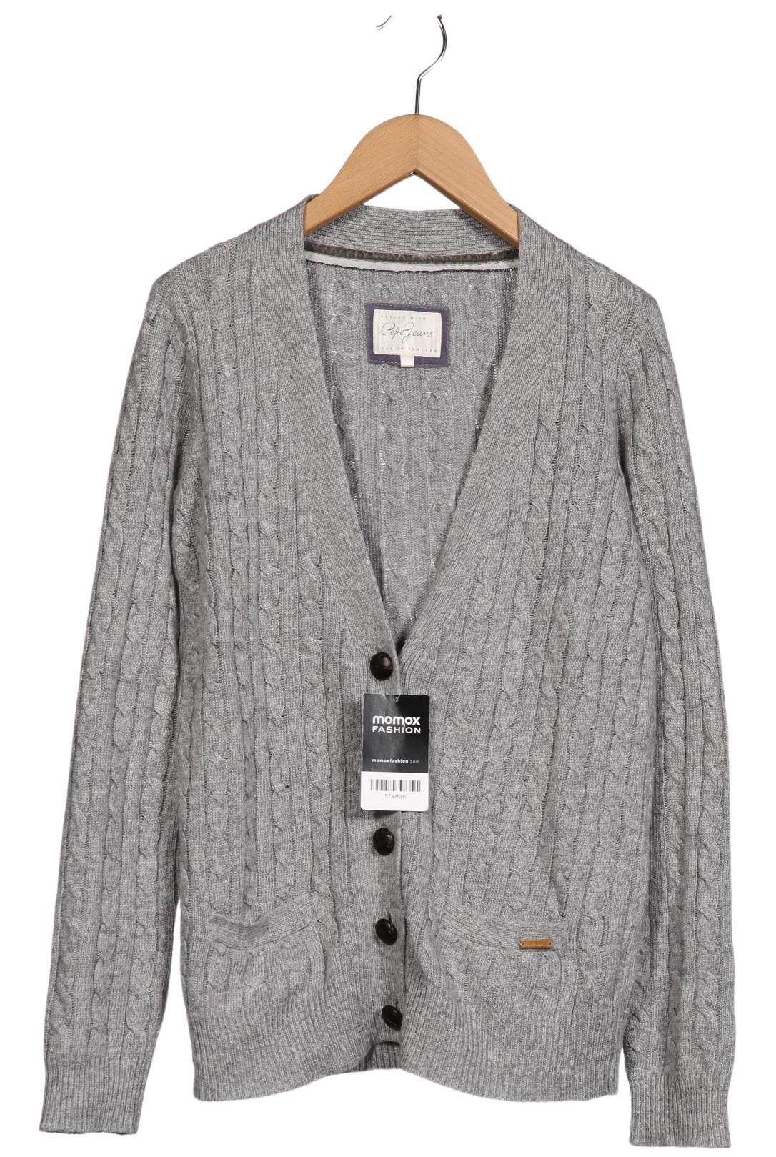 

Pepe Jeans Damen Strickjacke, grau, Gr. 36