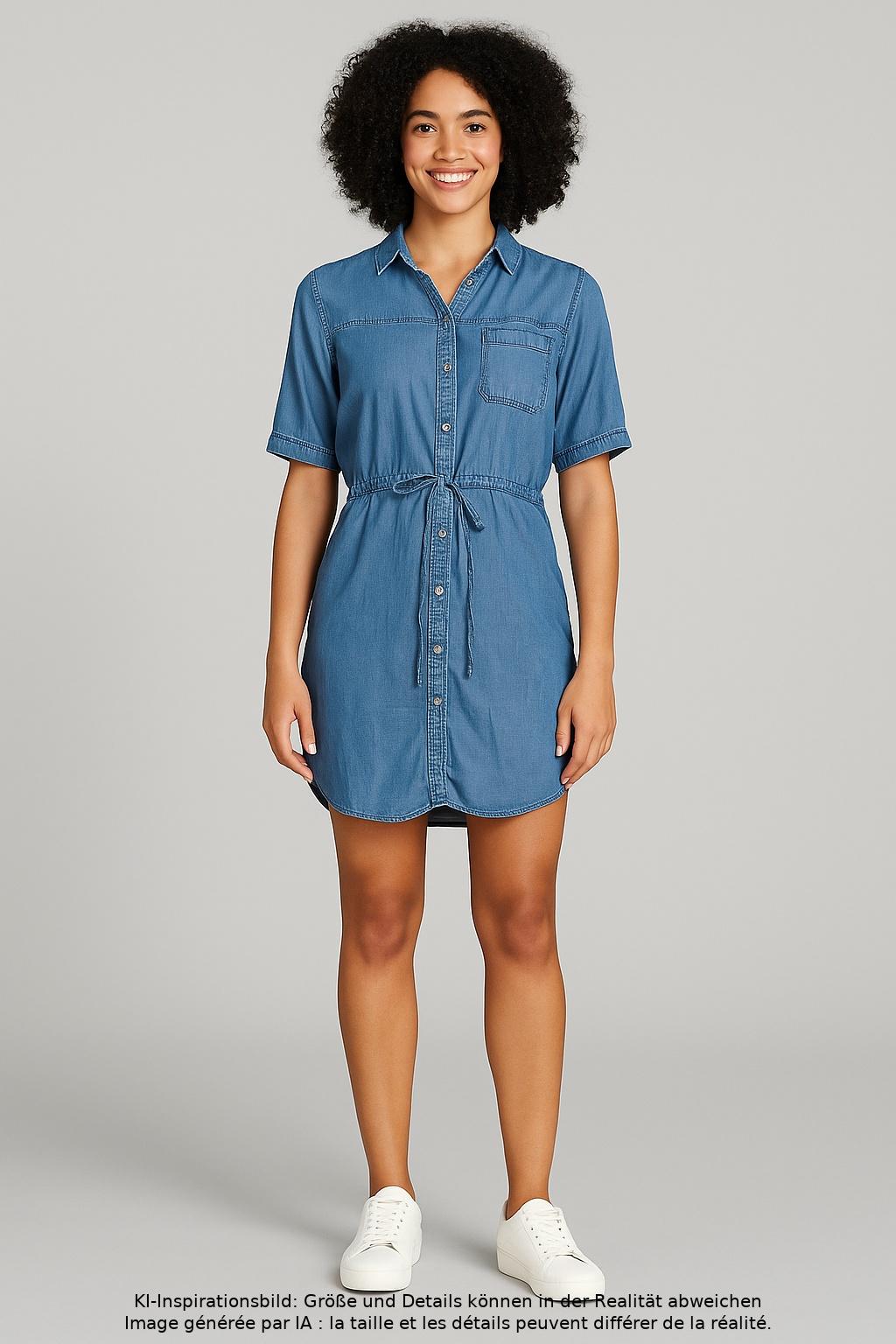 

Pepe Jeans Damen Kleid, blau, Gr. 42