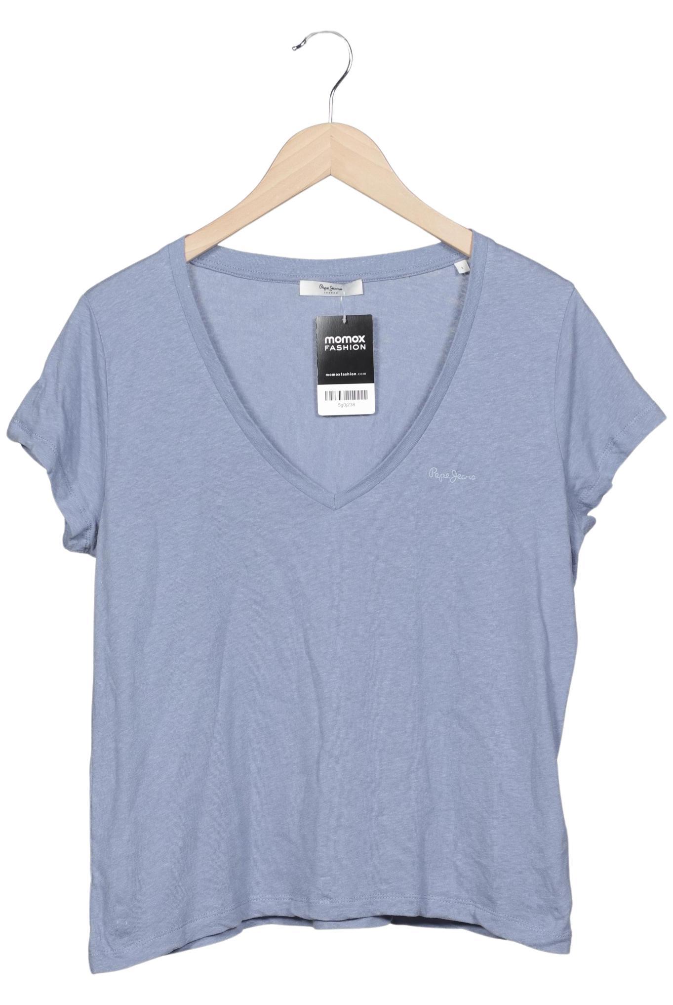 

Pepe Jeans Damen T-Shirt, hellblau, Gr. 42