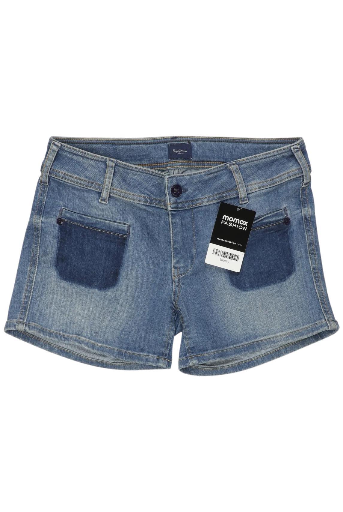 

Pepe Jeans Damen Shorts, blau, Gr. 28
