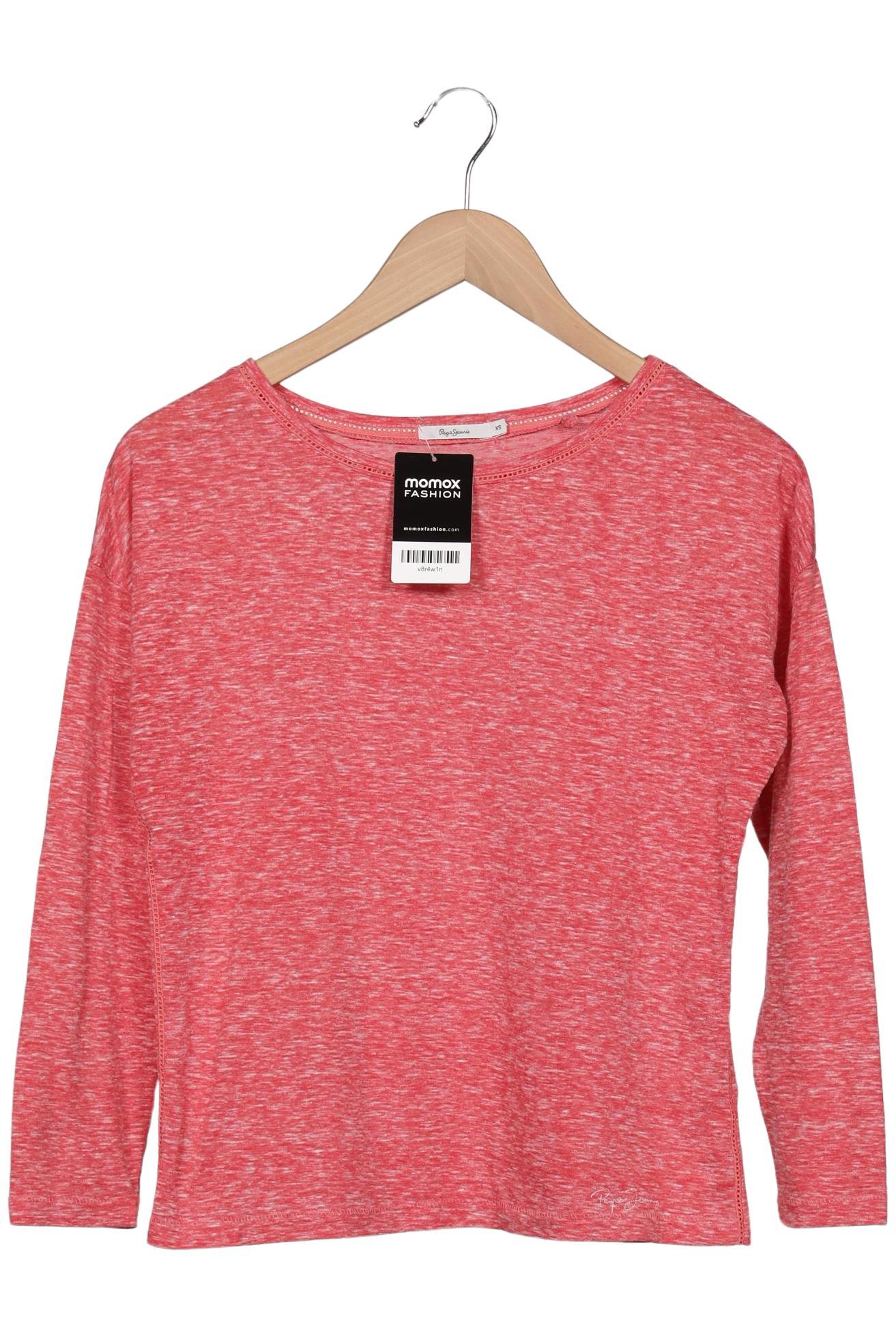 

Pepe Jeans Damen Langarmshirt, rot, Gr. 34