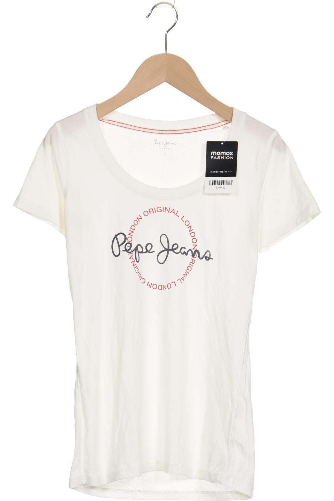 

Pepe Jeans Damen T-Shirt, cremeweiß, Gr. 36