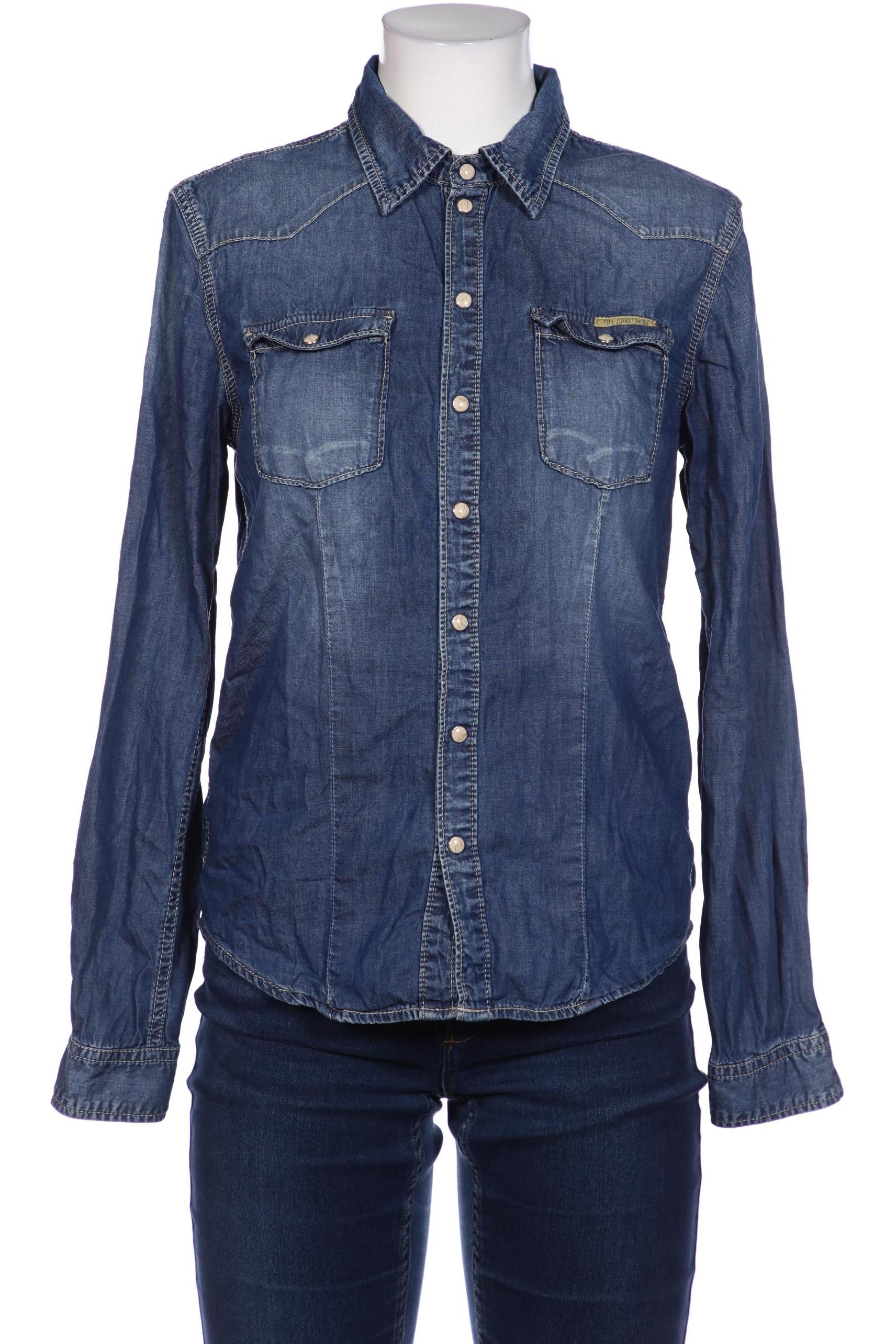 

Pepe Jeans Damen Bluse, blau, Gr. 42