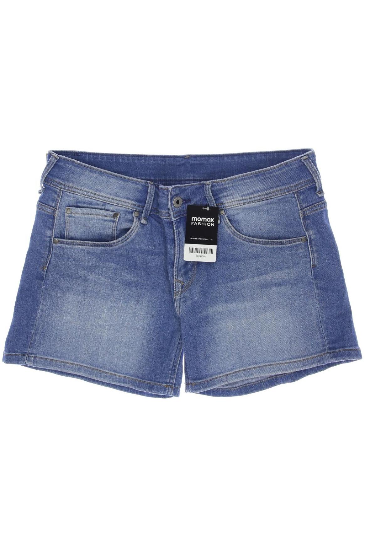

Pepe Jeans Damen Shorts, blau, Gr. 30