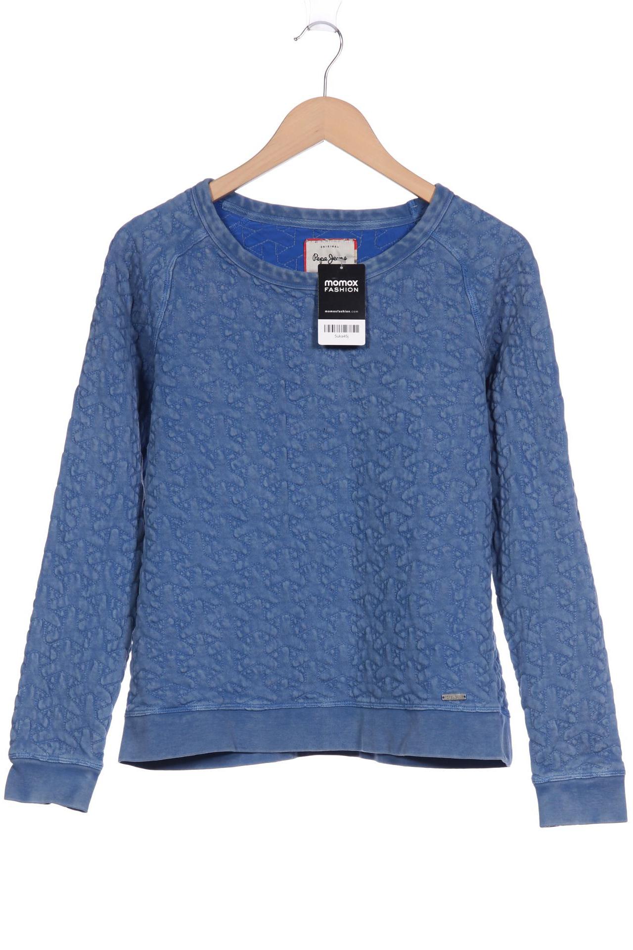 

Pepe Jeans Damen Sweatshirt, blau, Gr. 34