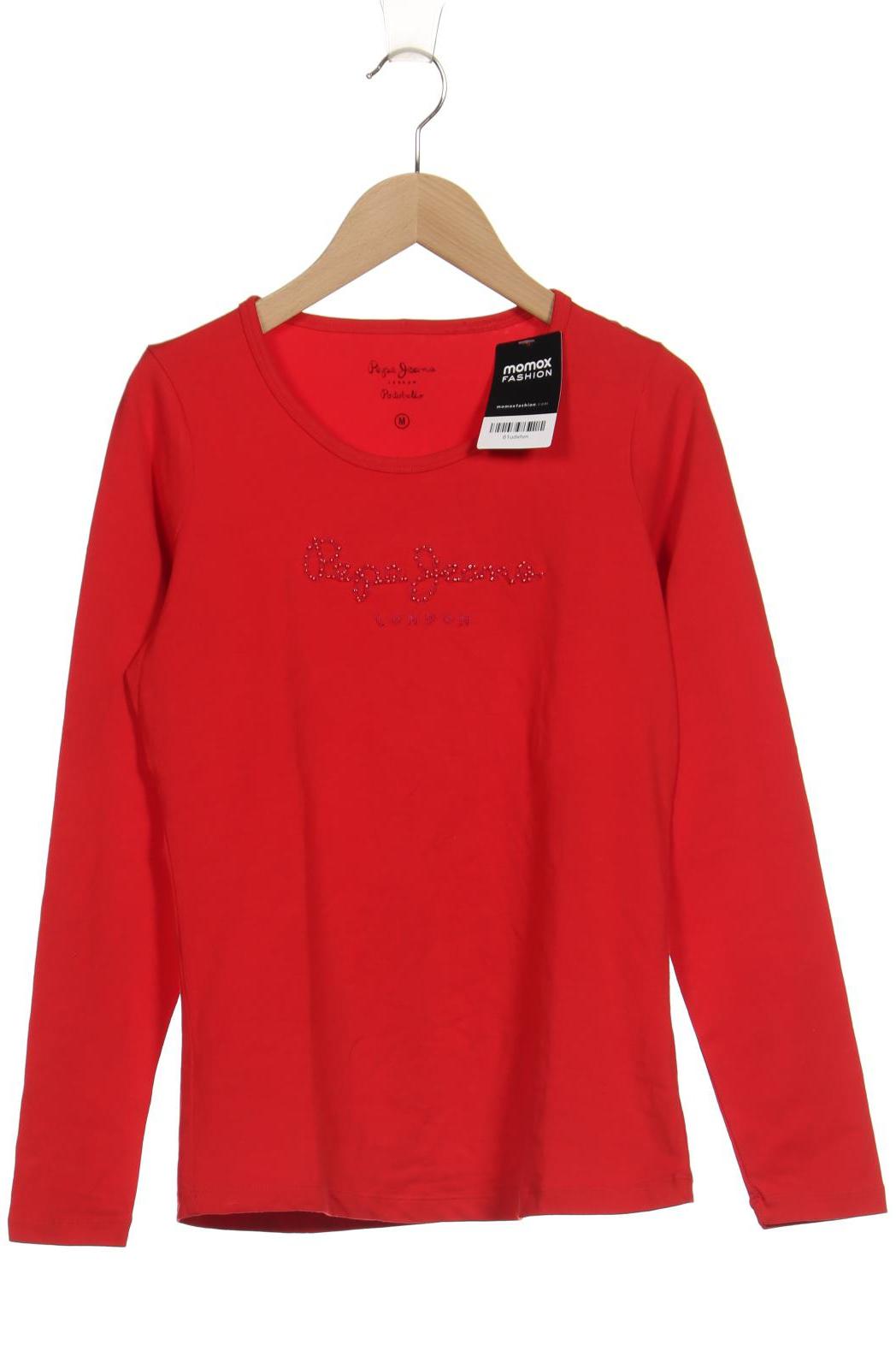 

Pepe Jeans Damen Langarmshirt, rot, Gr. 38