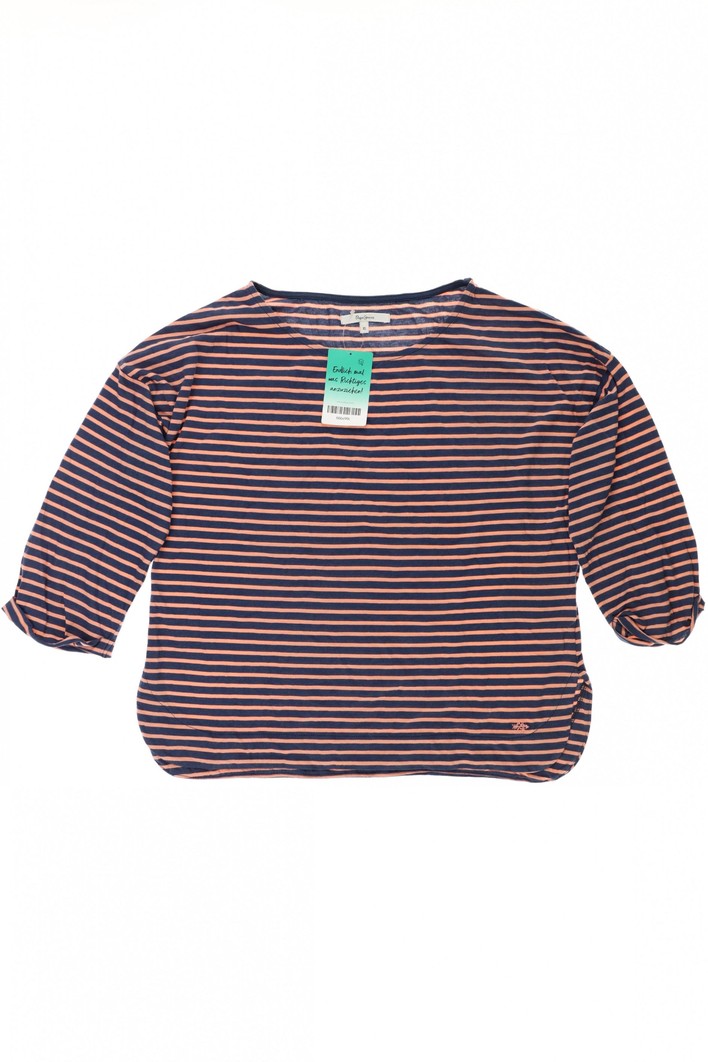 

Pepe Jeans Damen Langarmshirt, marineblau, Gr. 34