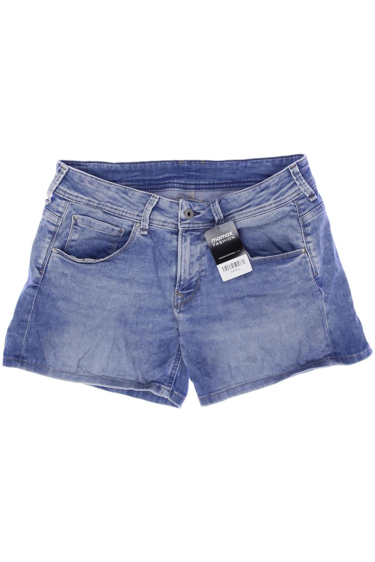 

Pepe Jeans Damen Shorts, blau, Gr. 32