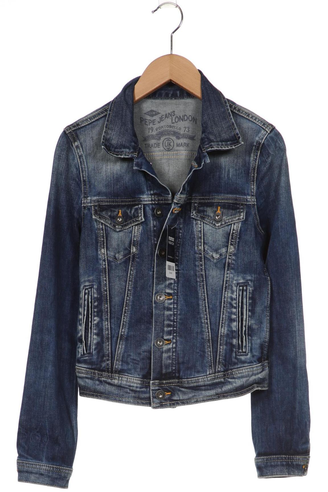 

Pepe Jeans Damen Jacke, blau, Gr. 34