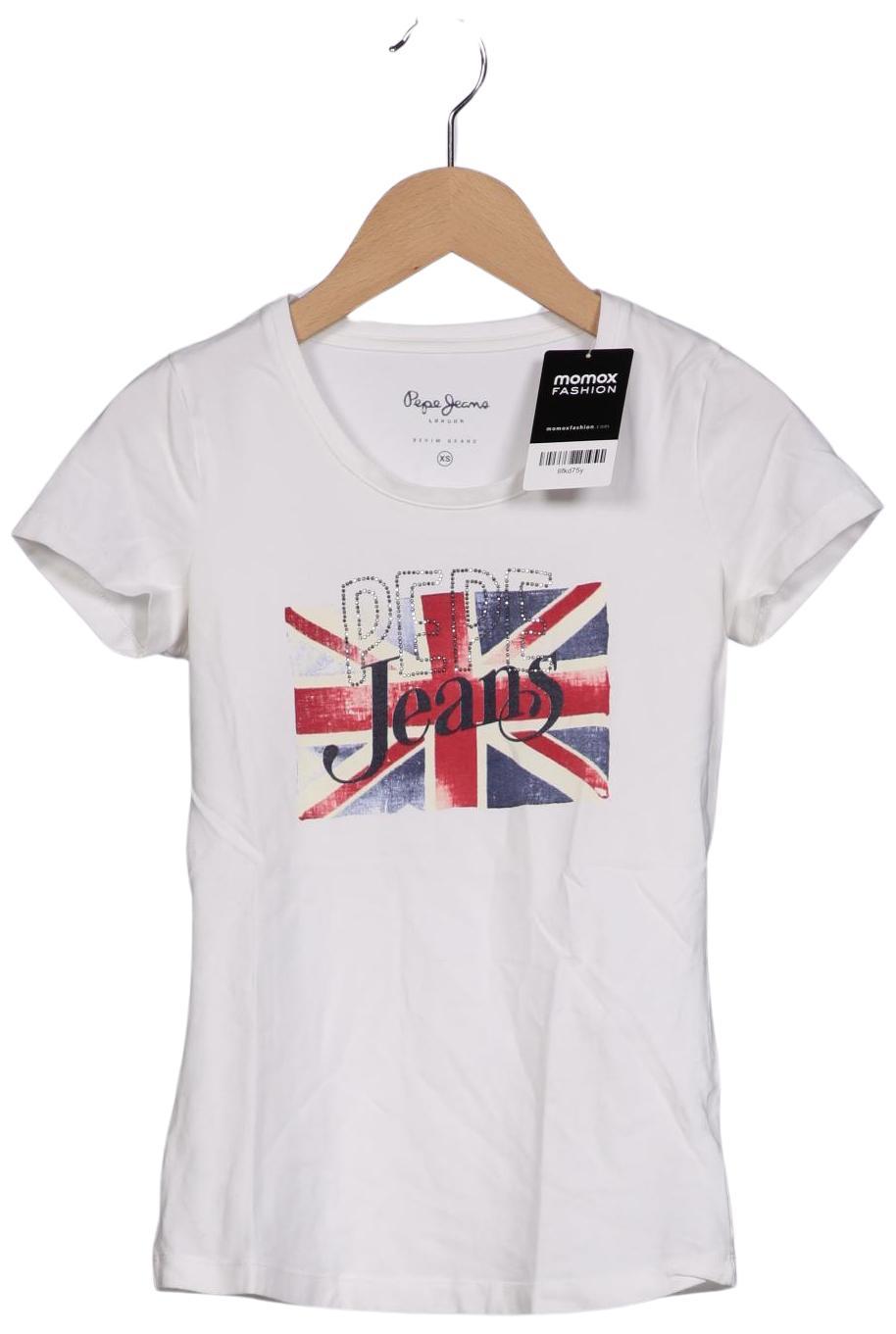 

Pepe Jeans Damen T-Shirt, weiß, Gr. 34