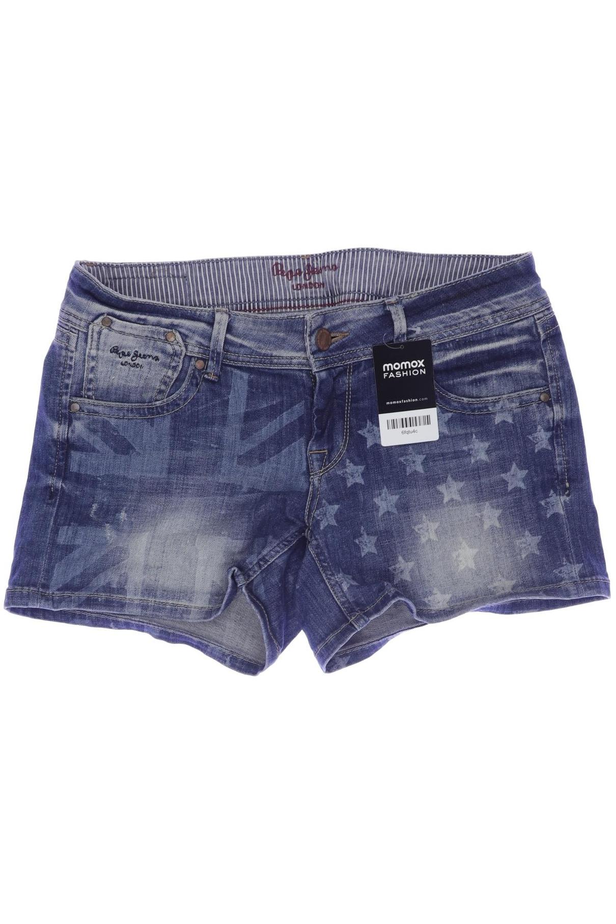 

Pepe Jeans Damen Shorts, blau, Gr. 30
