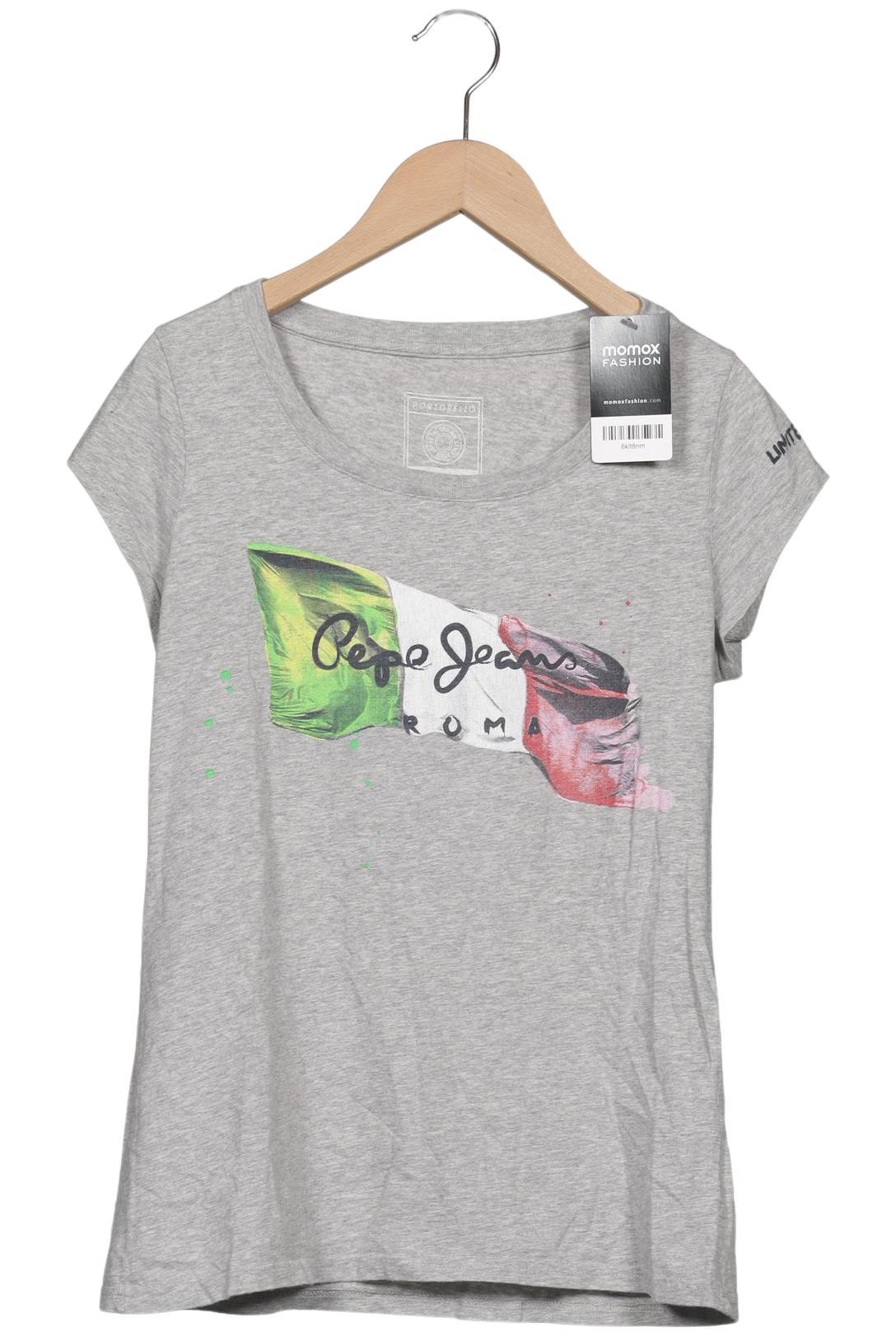 

Pepe Jeans Damen T-Shirt, grau, Gr. 38