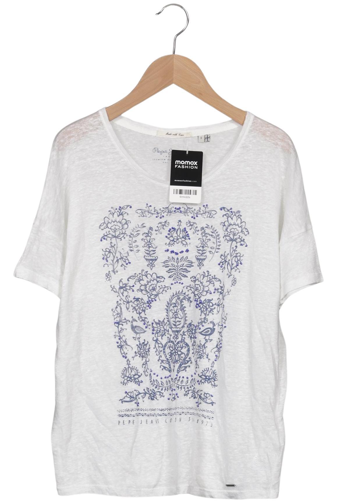 

Pepe Jeans Damen T-Shirt, weiß, Gr. 36