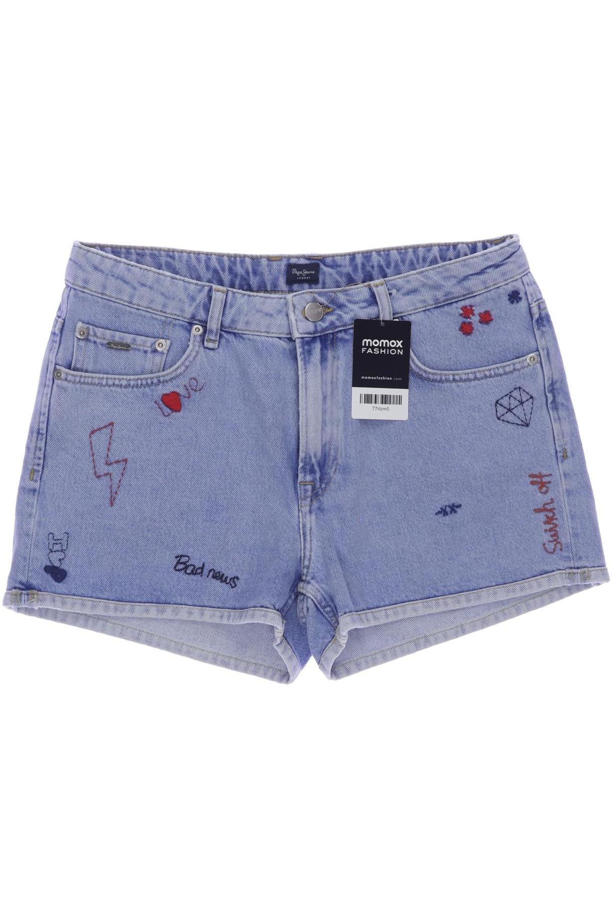 

Pepe Jeans Damen Shorts, blau, Gr. 30