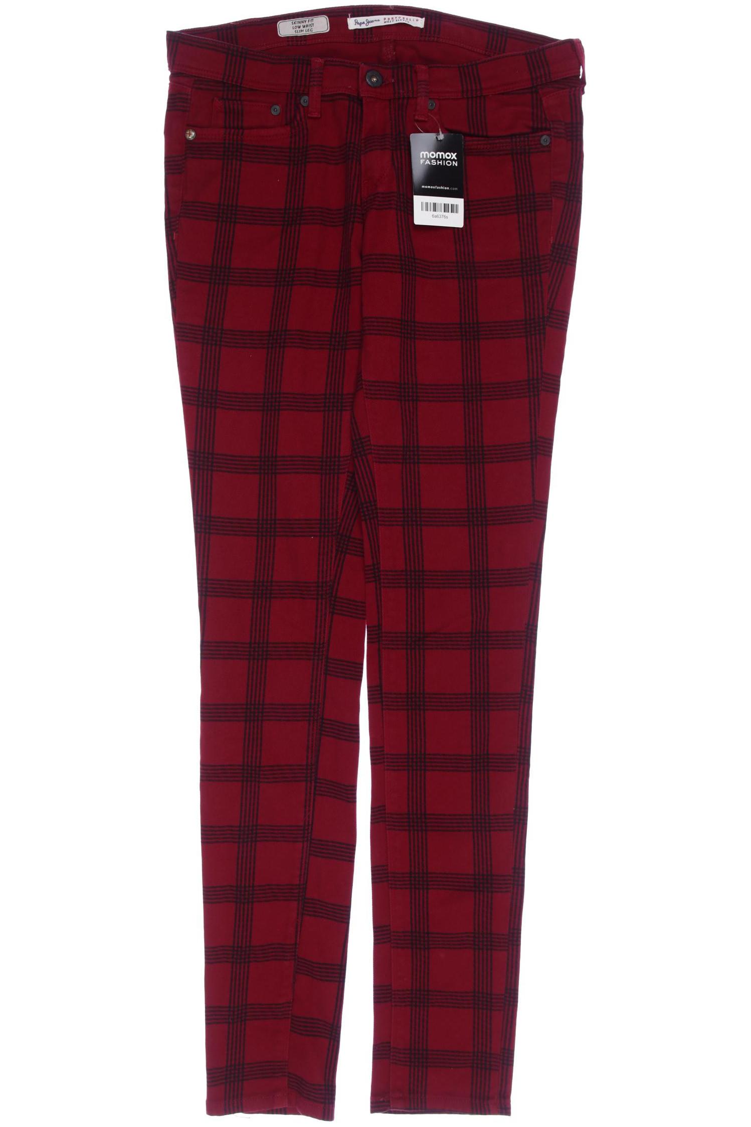 

Pepe Jeans Damen Stoffhose, rot, Gr. 28