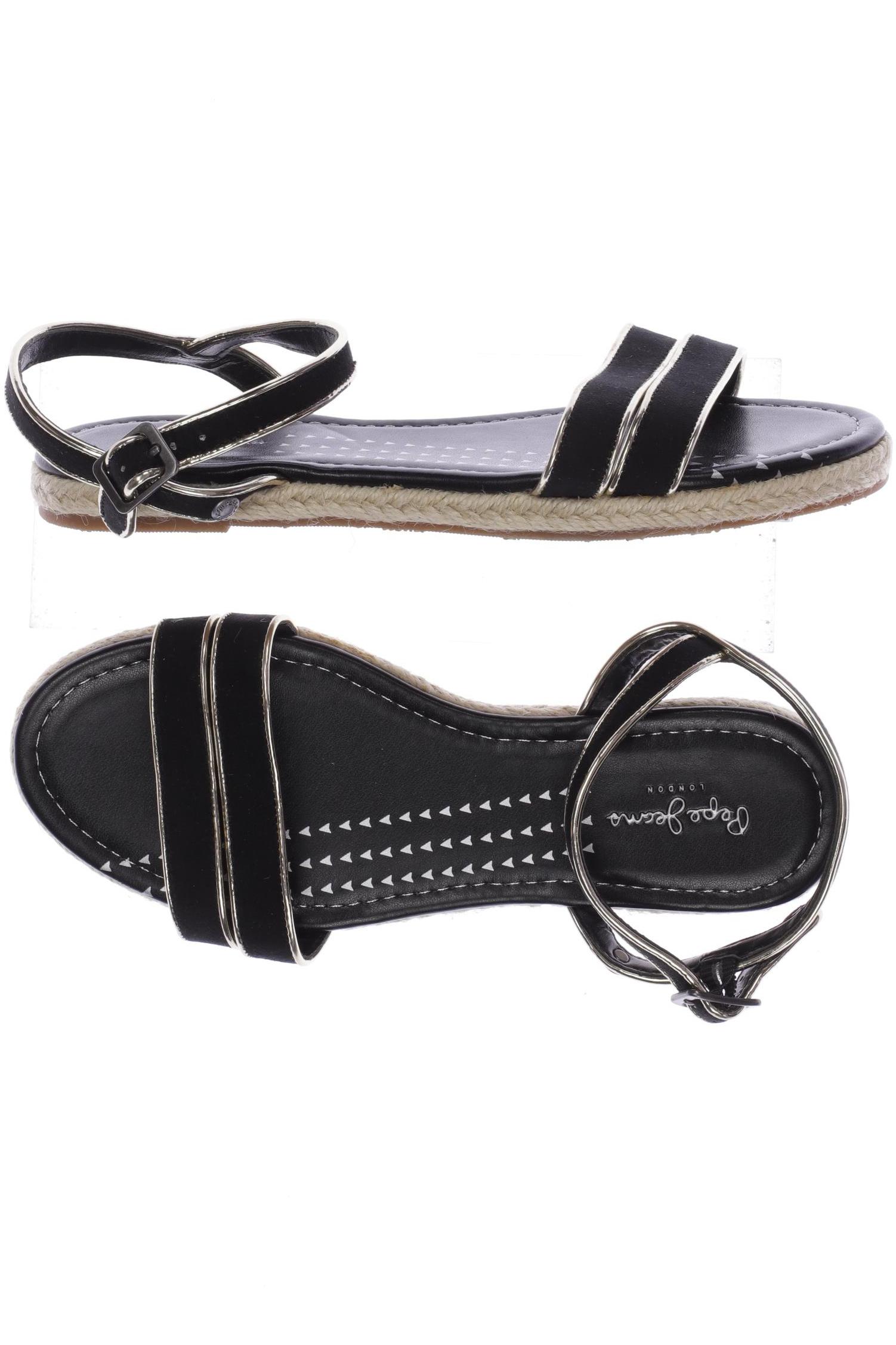 

Pepe Jeans Damen Sandale, schwarz