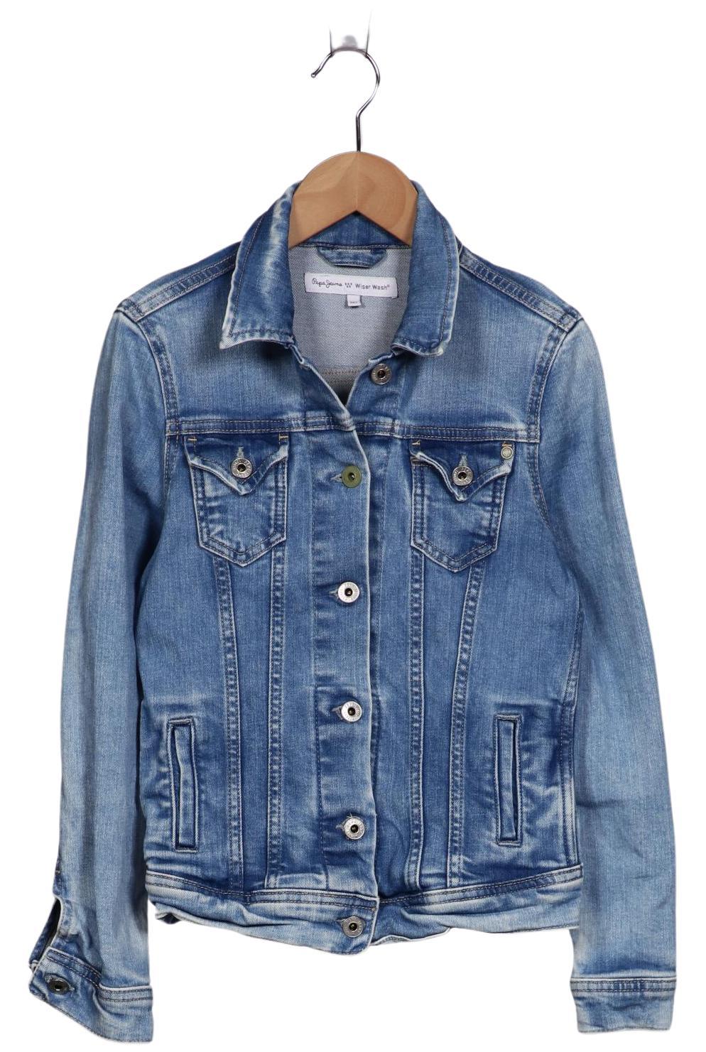

Pepe Jeans Damen Jacke, blau, Gr. 32