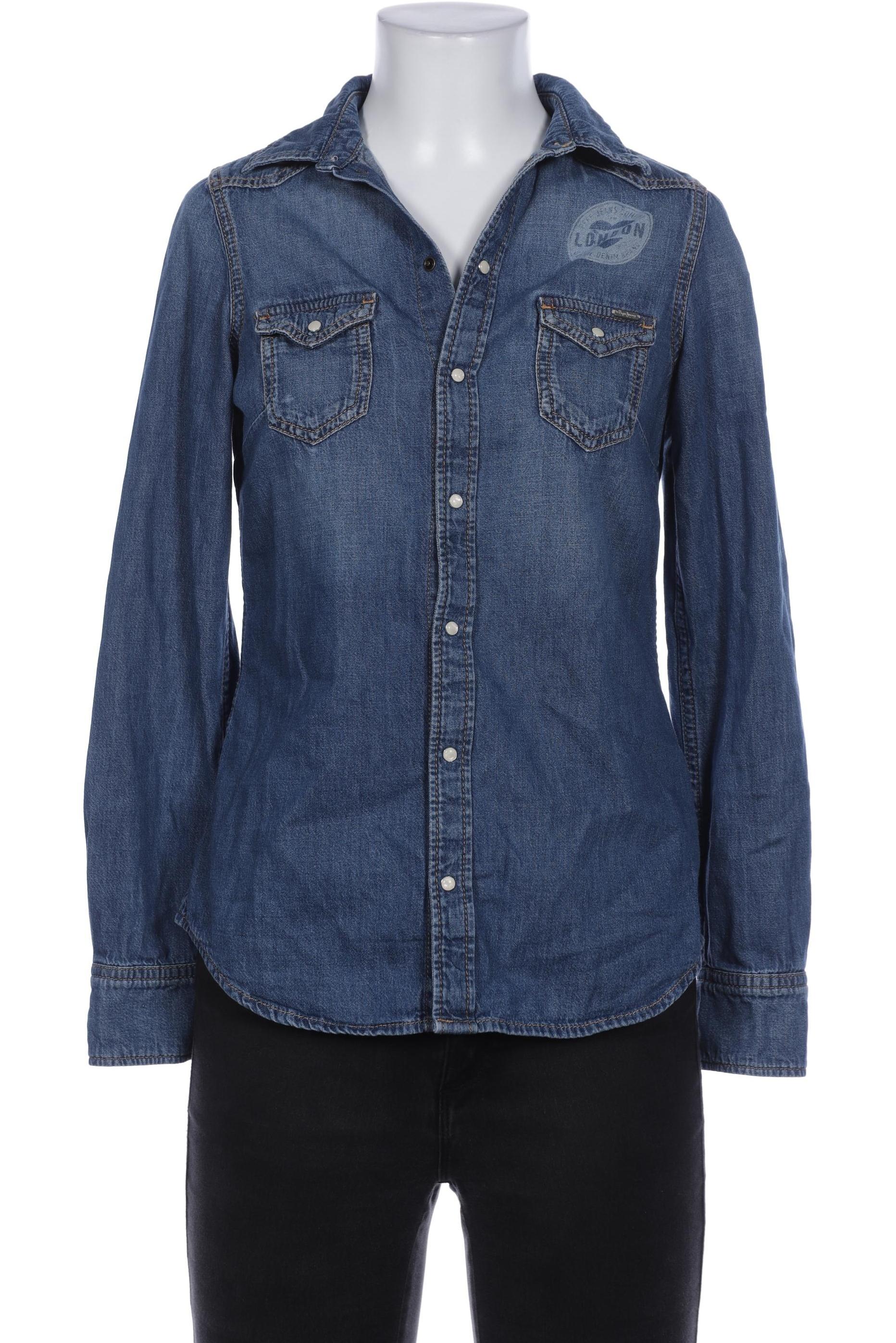 

Pepe Jeans Damen Bluse, blau, Gr. 34