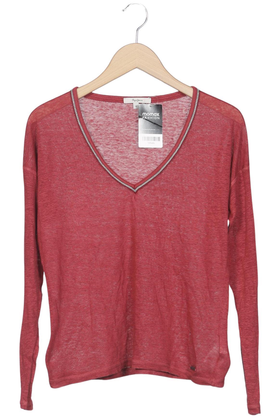 

Pepe Jeans Damen Langarmshirt, rot, Gr. 38