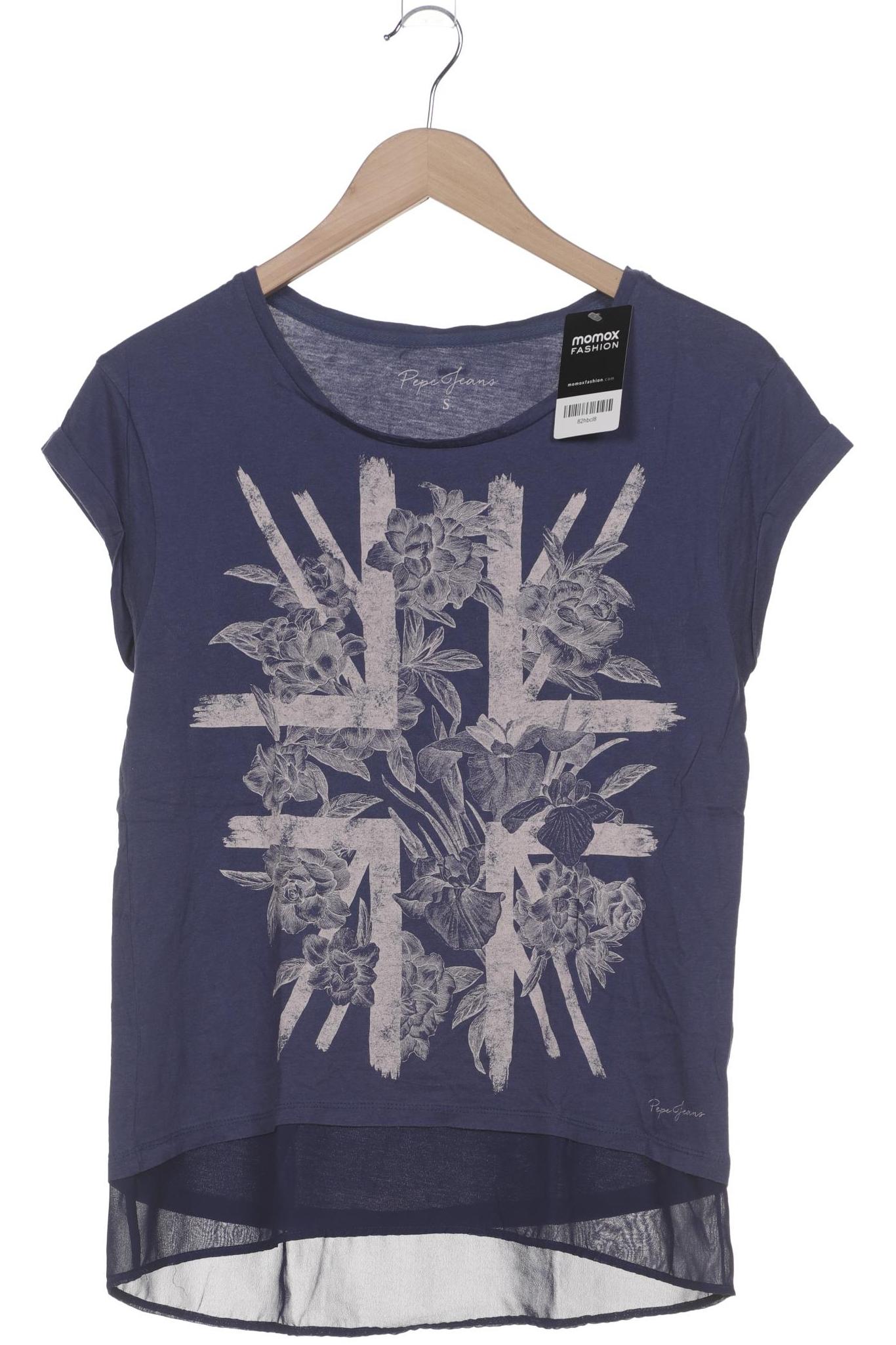 

Pepe Jeans Damen T-Shirt, blau, Gr. 36