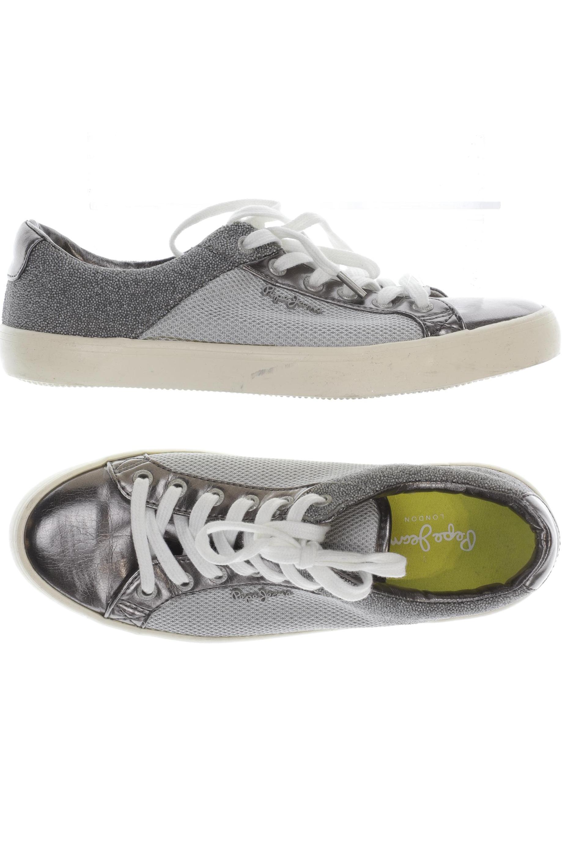 

Pepe Jeans Damen Sneakers, silber, Gr. 40