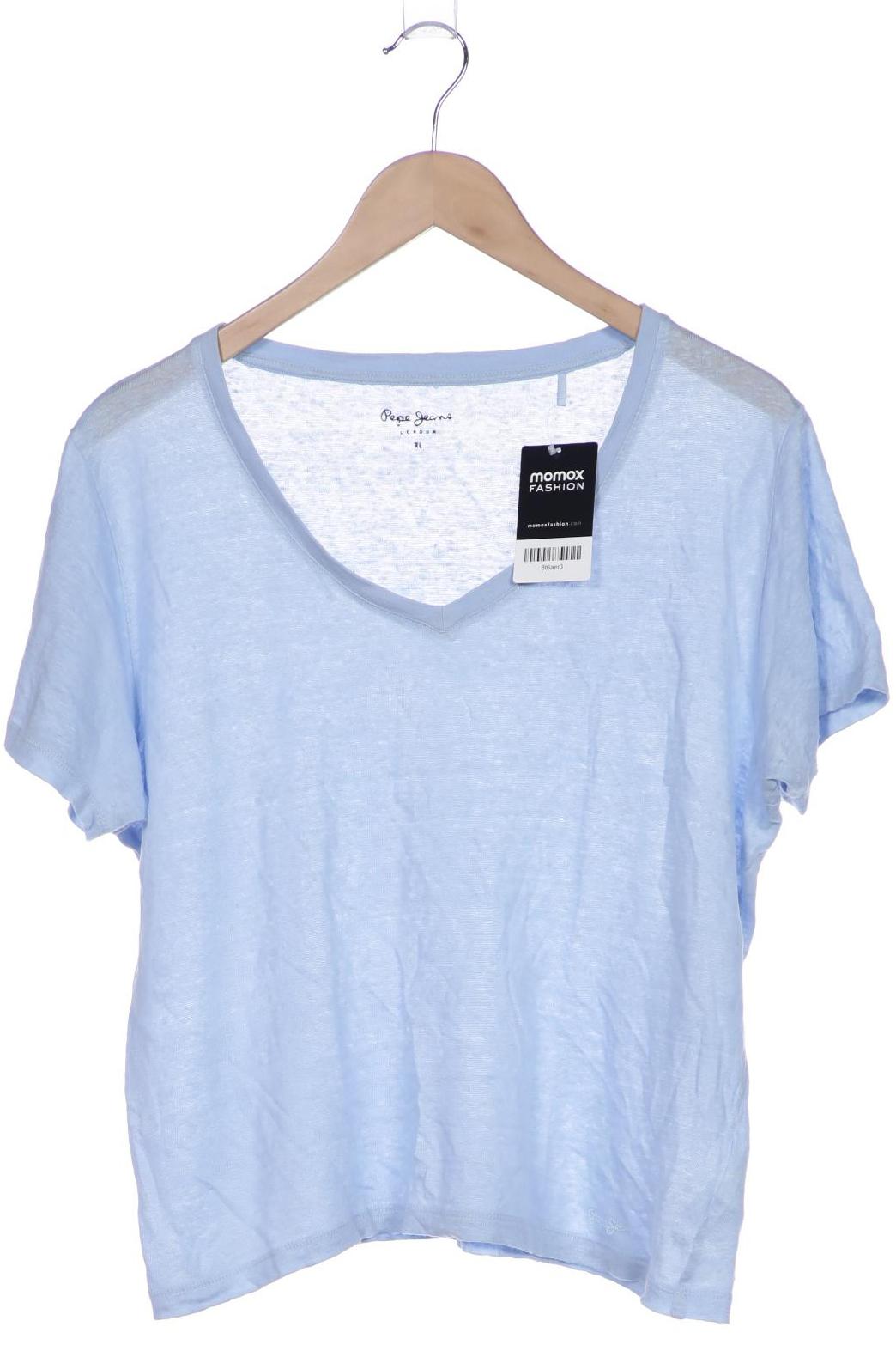 

Pepe Jeans Damen T-Shirt, hellblau, Gr. 44