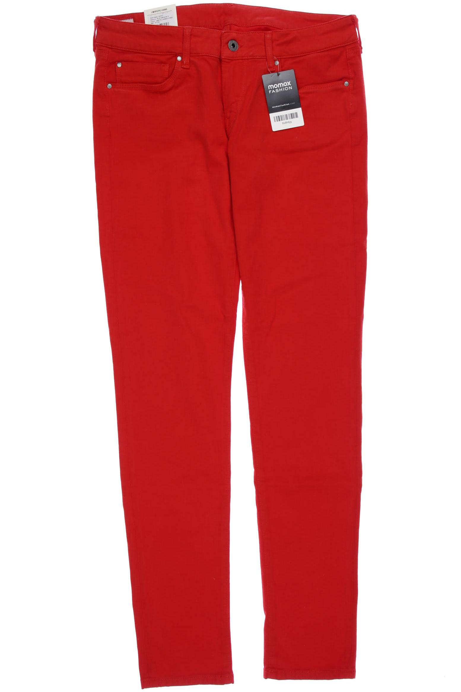 

Pepe Jeans Damen Jeans, rot, Gr. 31