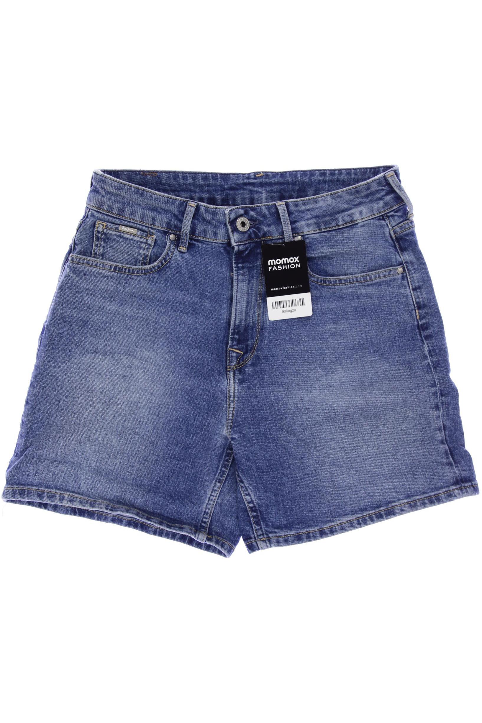 

Pepe Jeans Damen Shorts, blau, Gr. 28