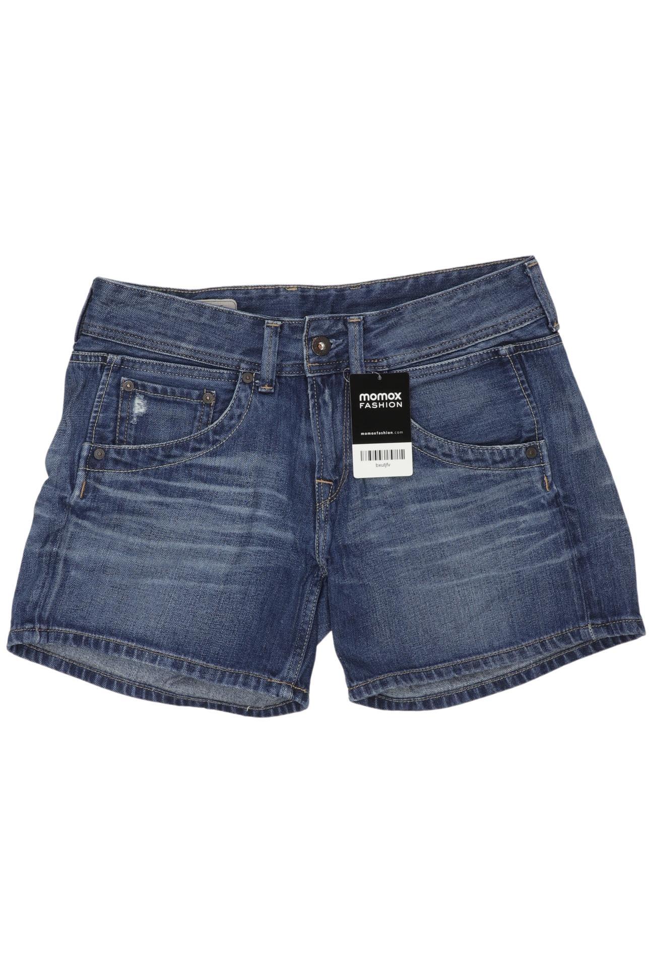 

Pepe Jeans Damen Shorts, blau, Gr. 27