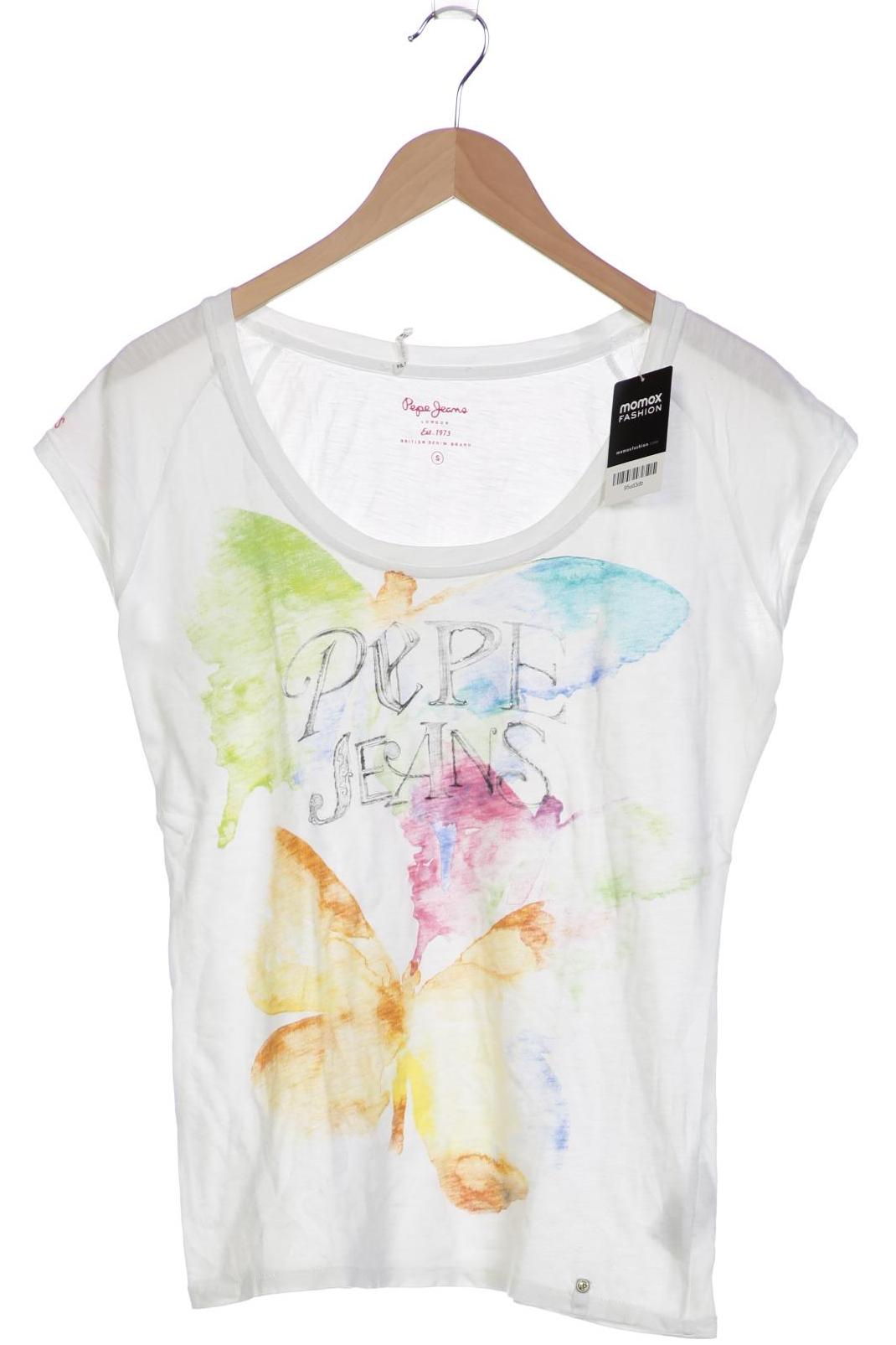 

Pepe Jeans Damen T-Shirt, weiß, Gr. 36