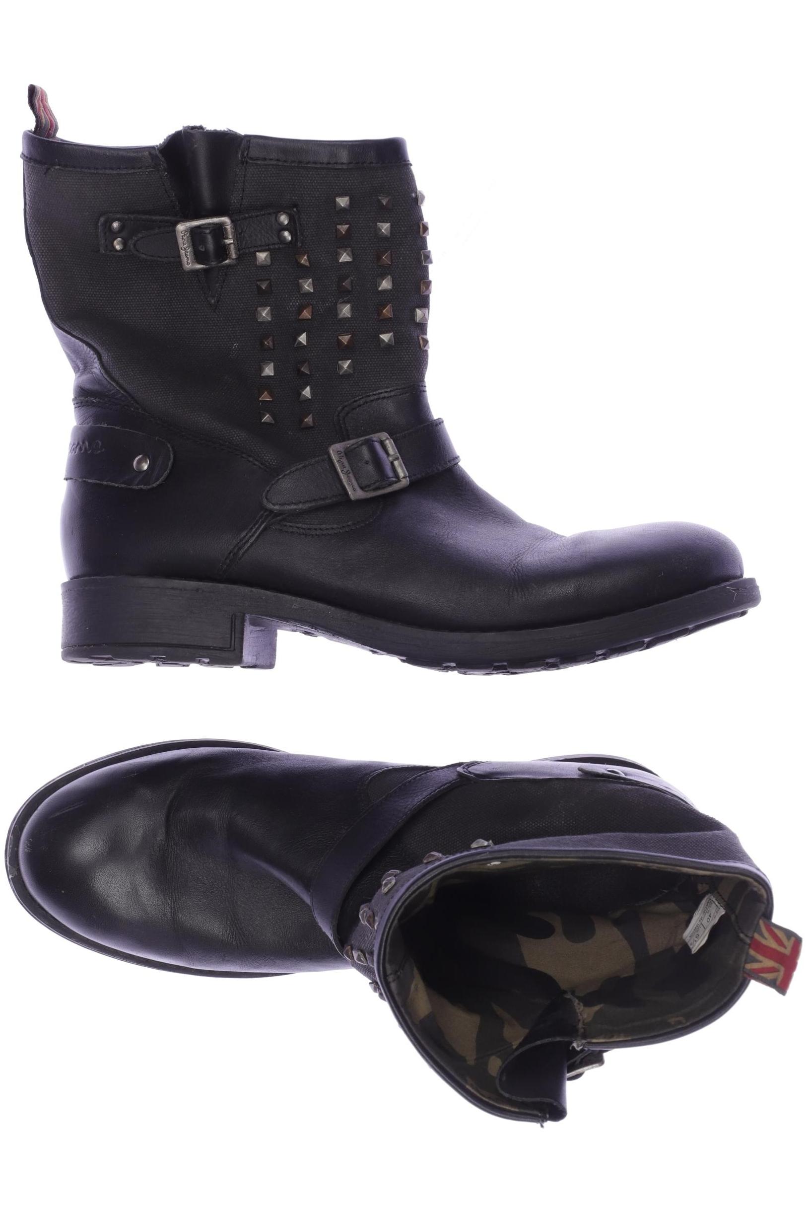 

Pepe Jeans Damen Stiefelette, schwarz, Gr. 40