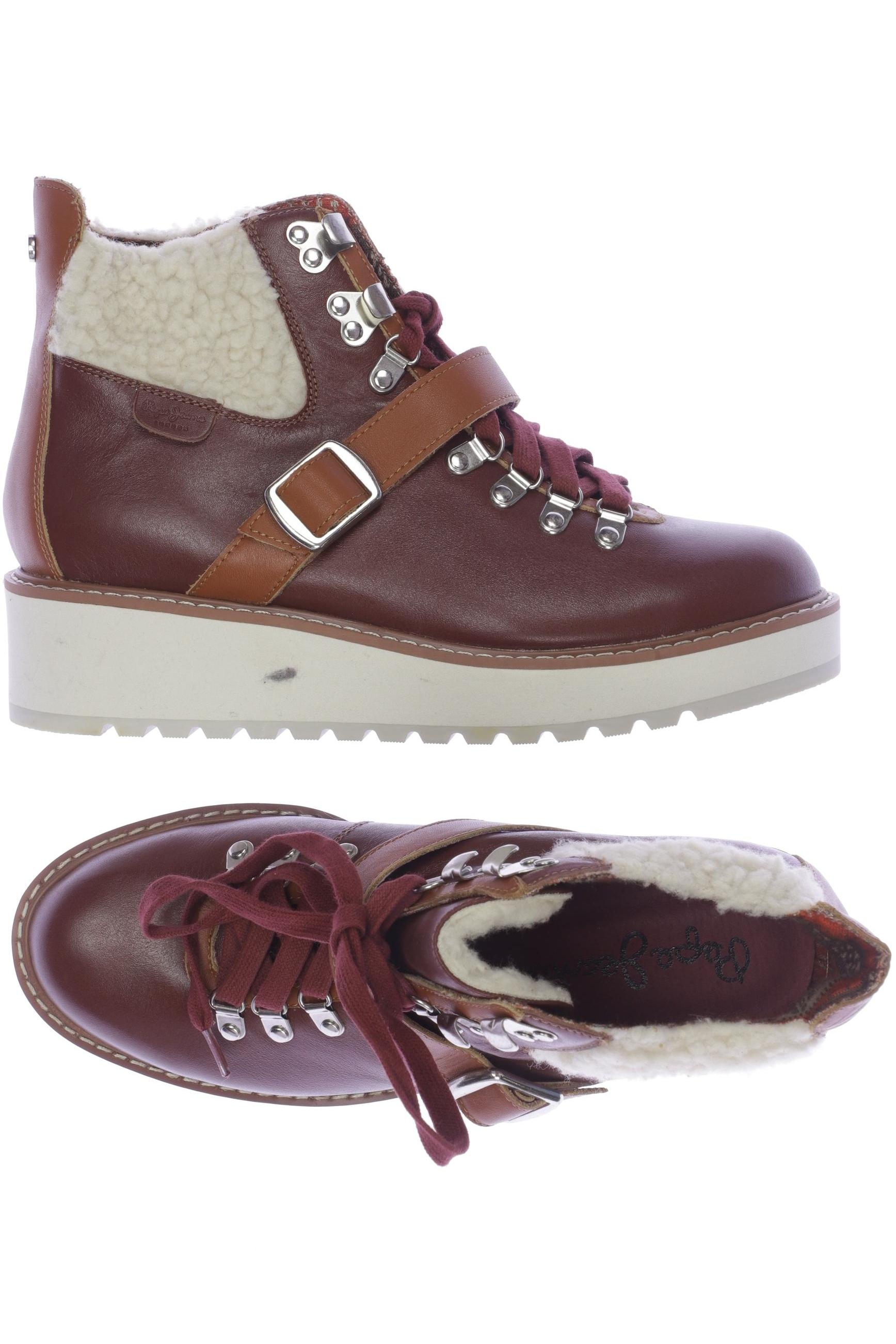 

Pepe Jeans Damen Stiefelette, bordeaux, Gr. 38