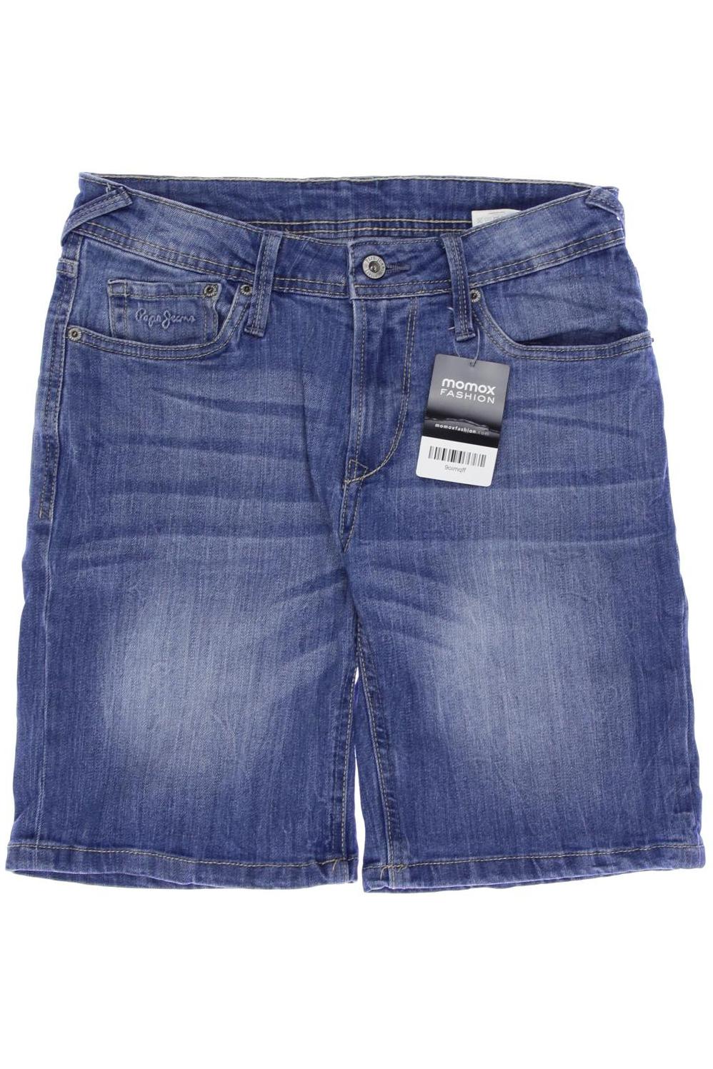 

Pepe Jeans Damen Shorts, blau, Gr. 28