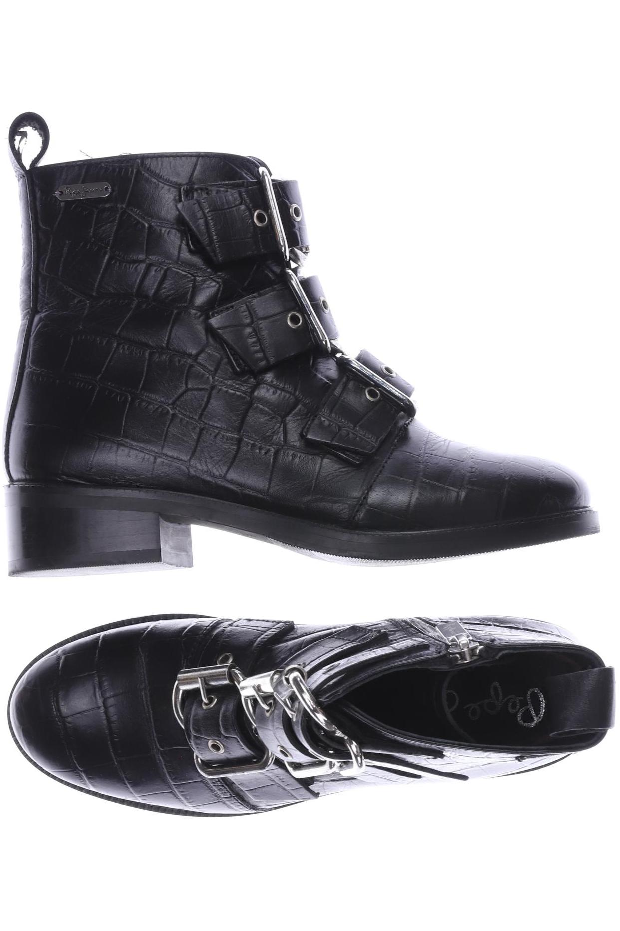 

Pepe Jeans Damen Stiefelette, schwarz
