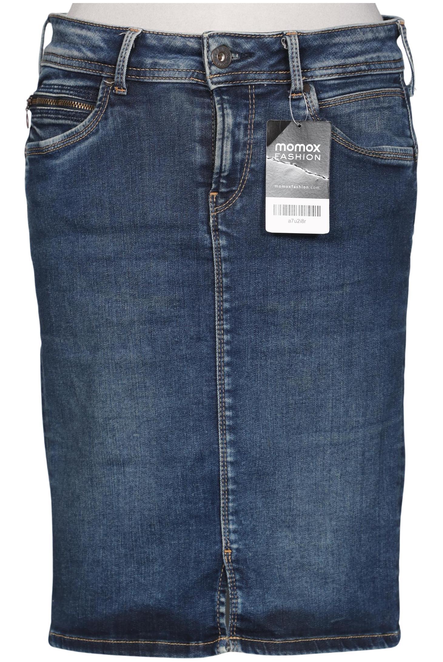 

Pepe Jeans Damen Rock, blau, Gr. 38
