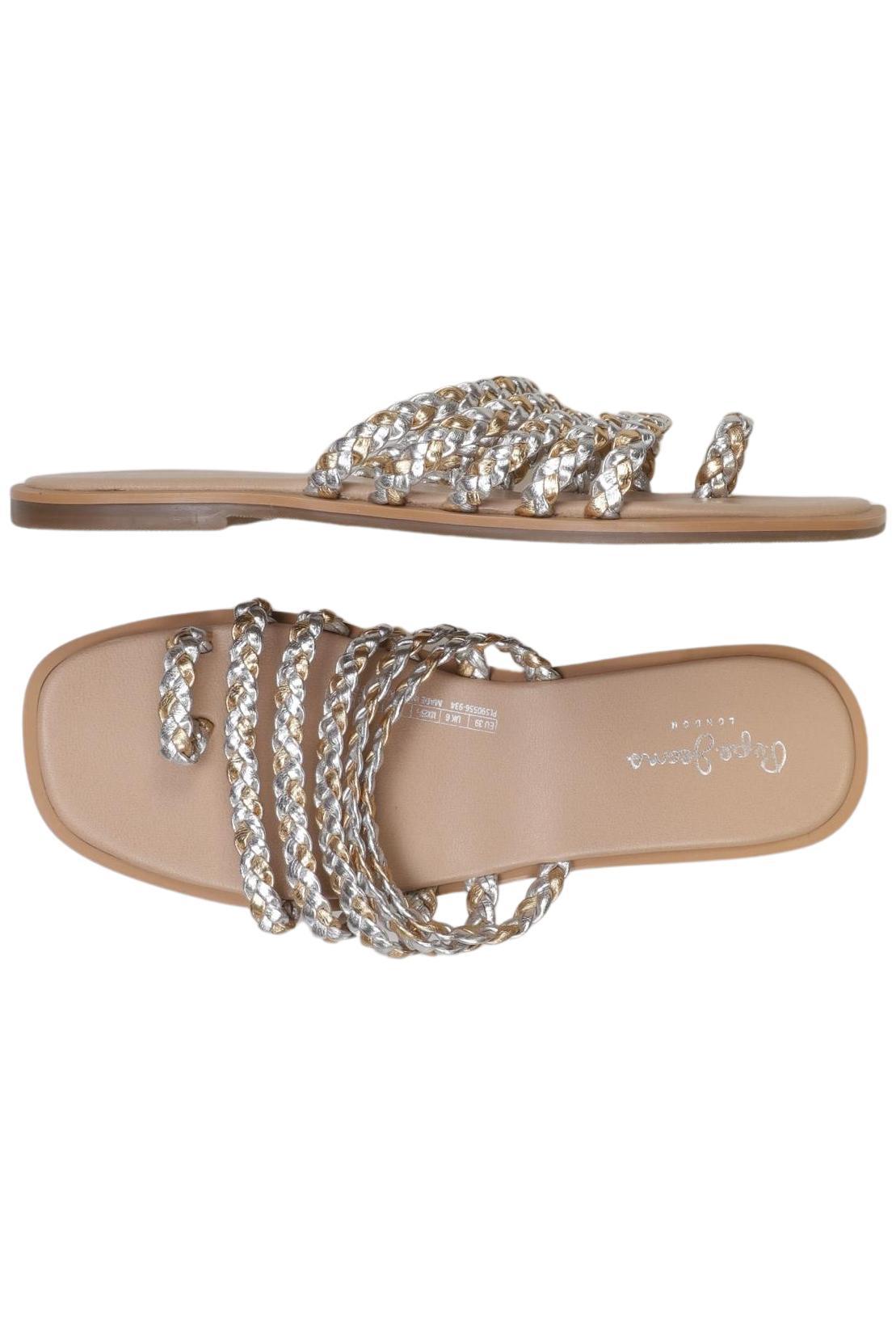 

Pepe Jeans Damen Sandale, silber, Gr. 39