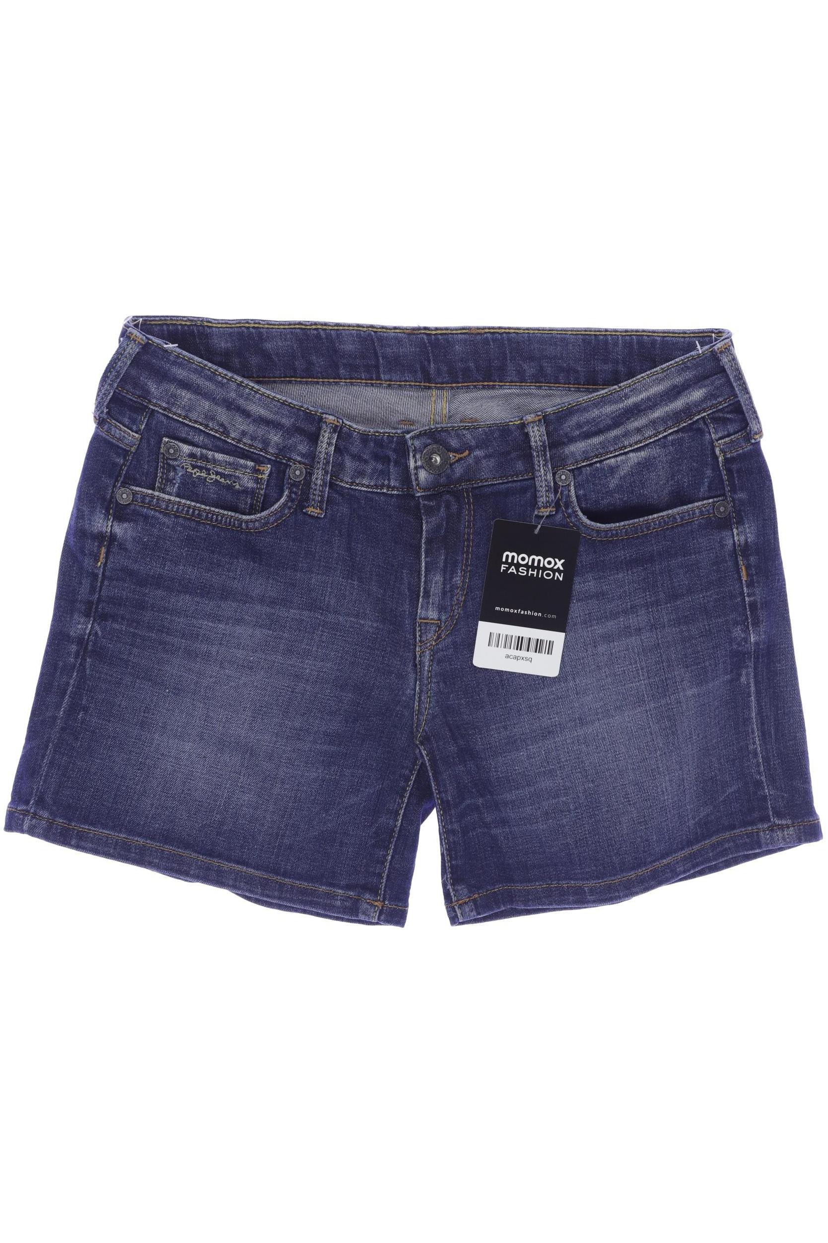 

Pepe Jeans Damen Shorts, blau, Gr. 28