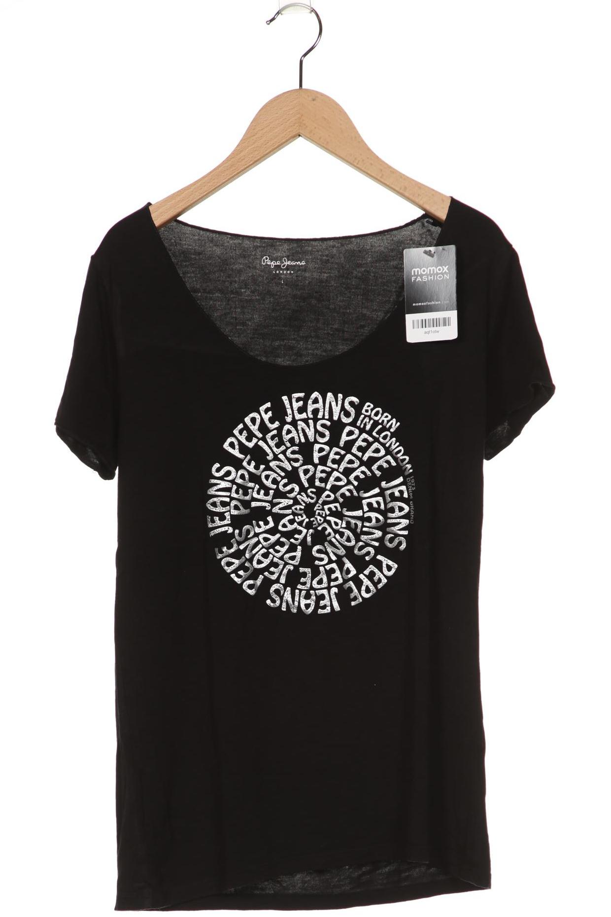 

Pepe Jeans Damen T-Shirt, schwarz